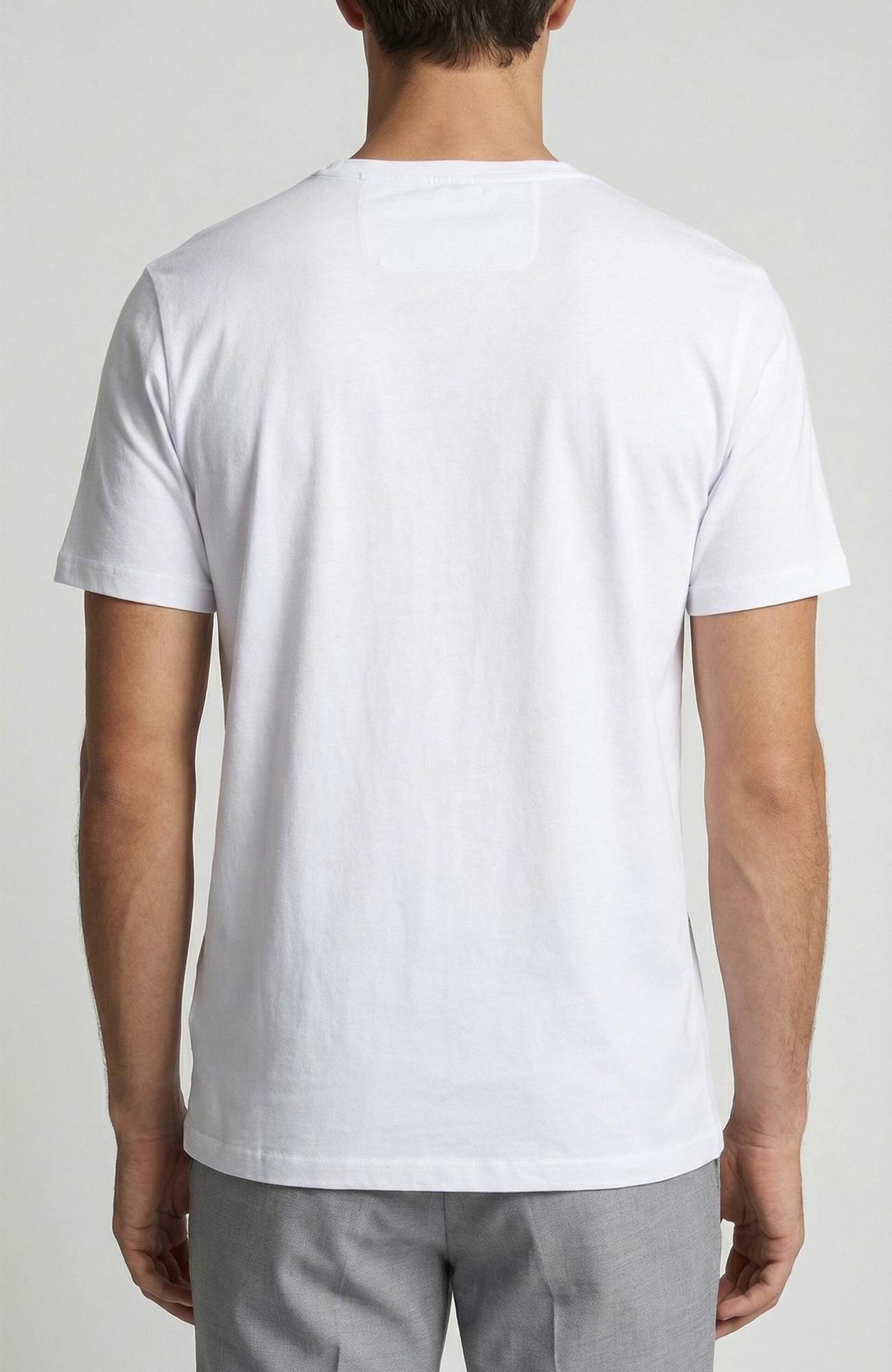 Network Erkek Beyaz Basic T-shirt