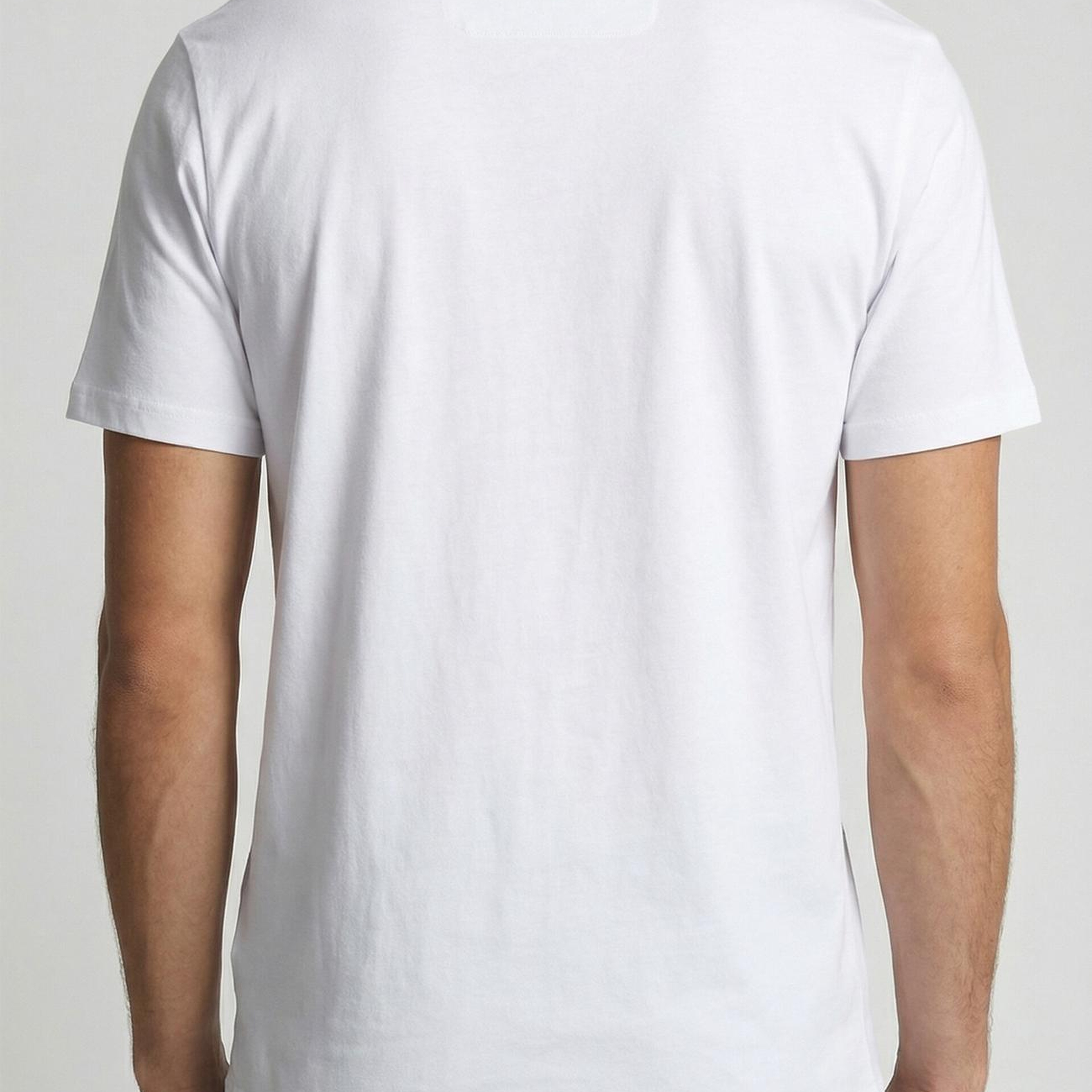 Network Erkek Beyaz Basic T-shirt