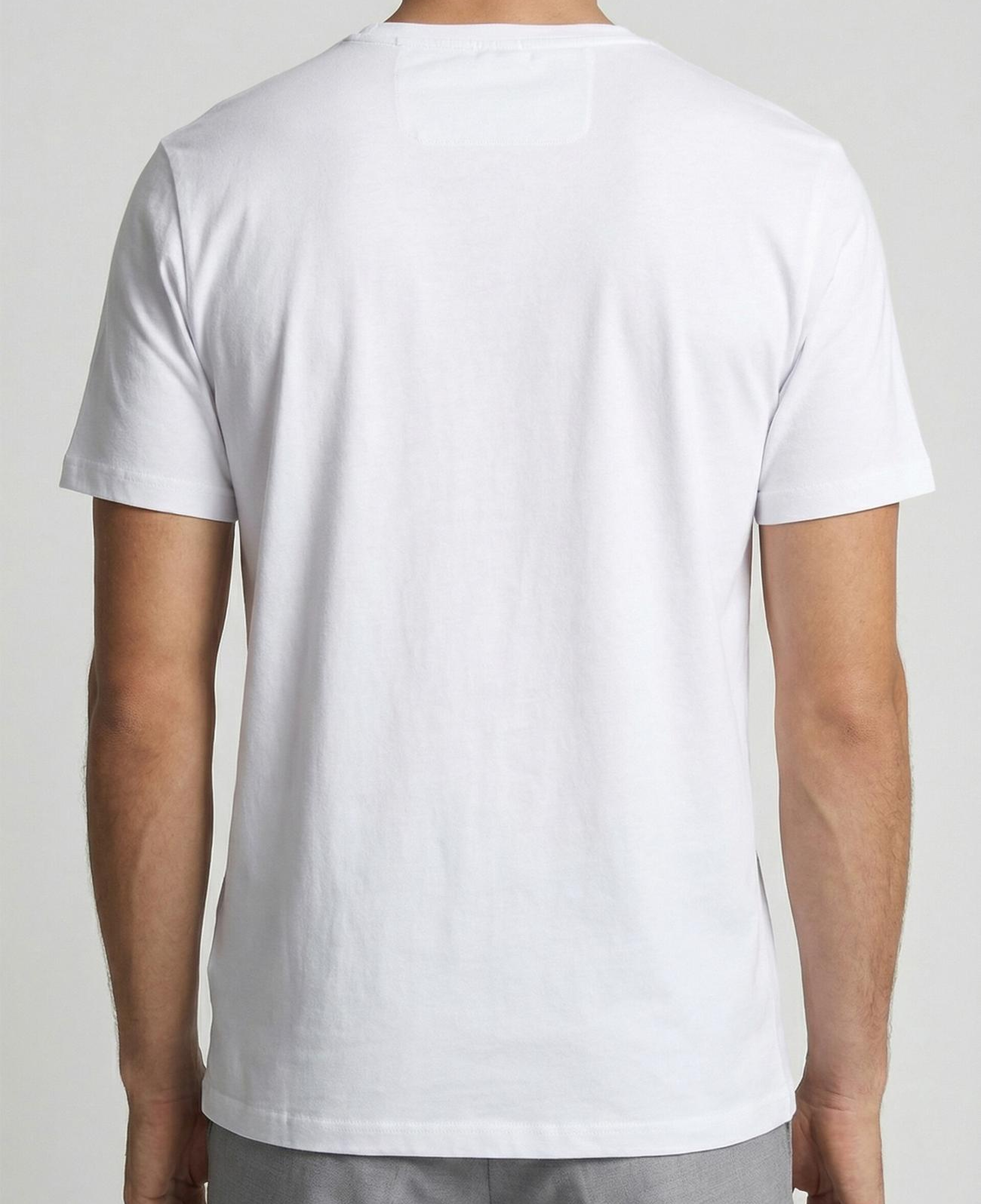 Network Erkek Beyaz Basic T-shirt