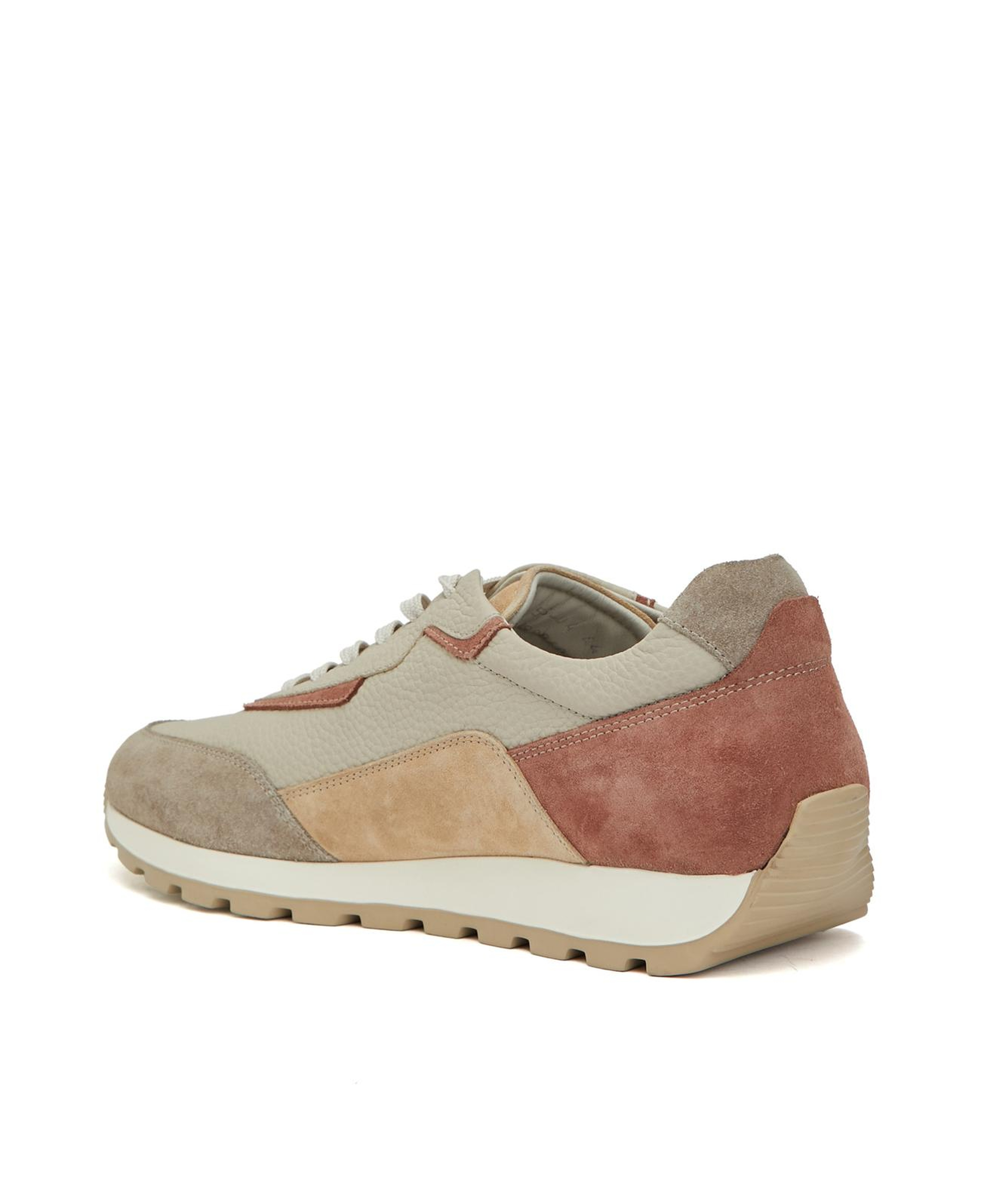 Network Erkek Vizon Süet Garnili Deri Sneaker