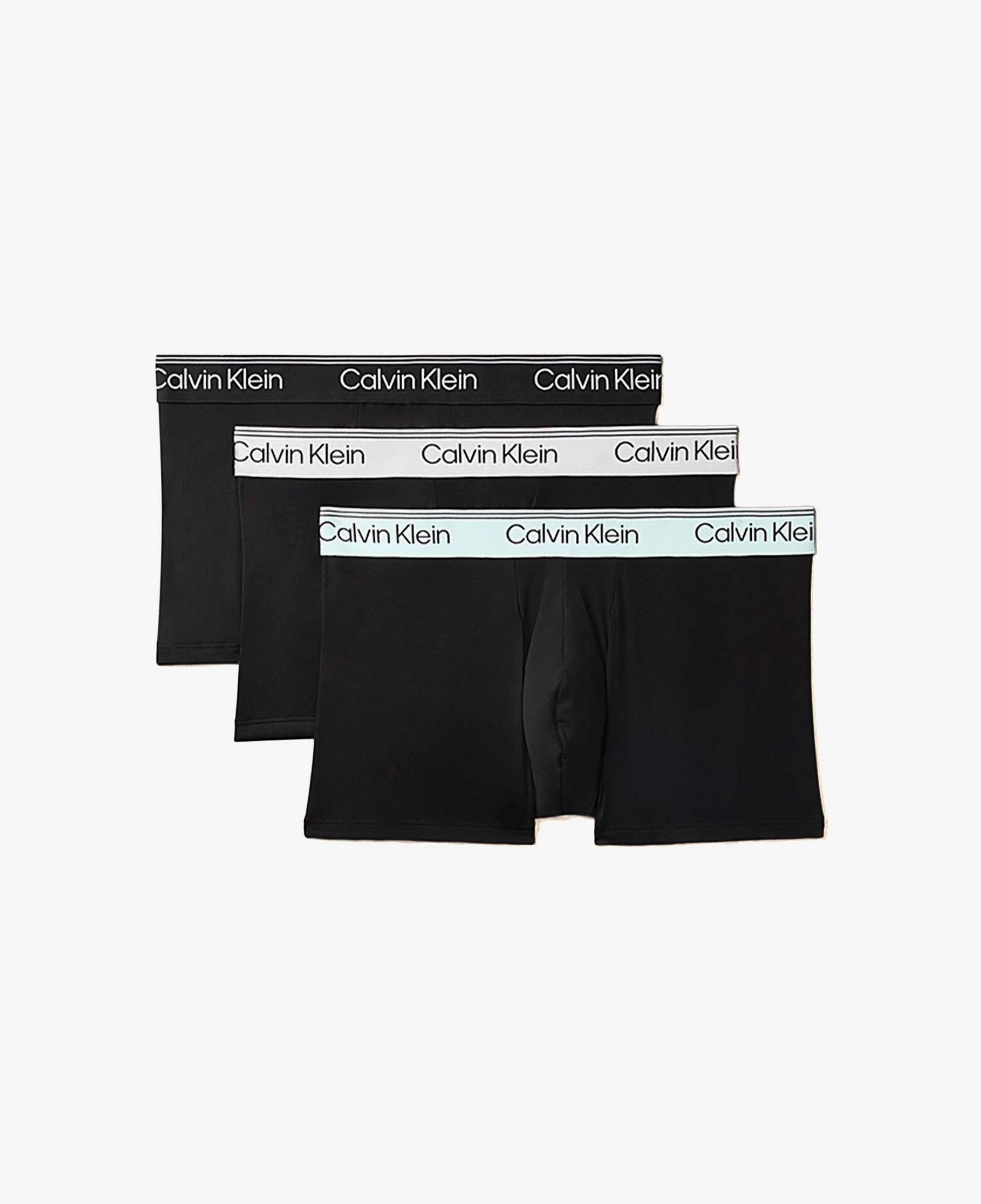 Calvin Klein Microfiber Stretch Erkek Siyah 3'lü Boxer Seti
