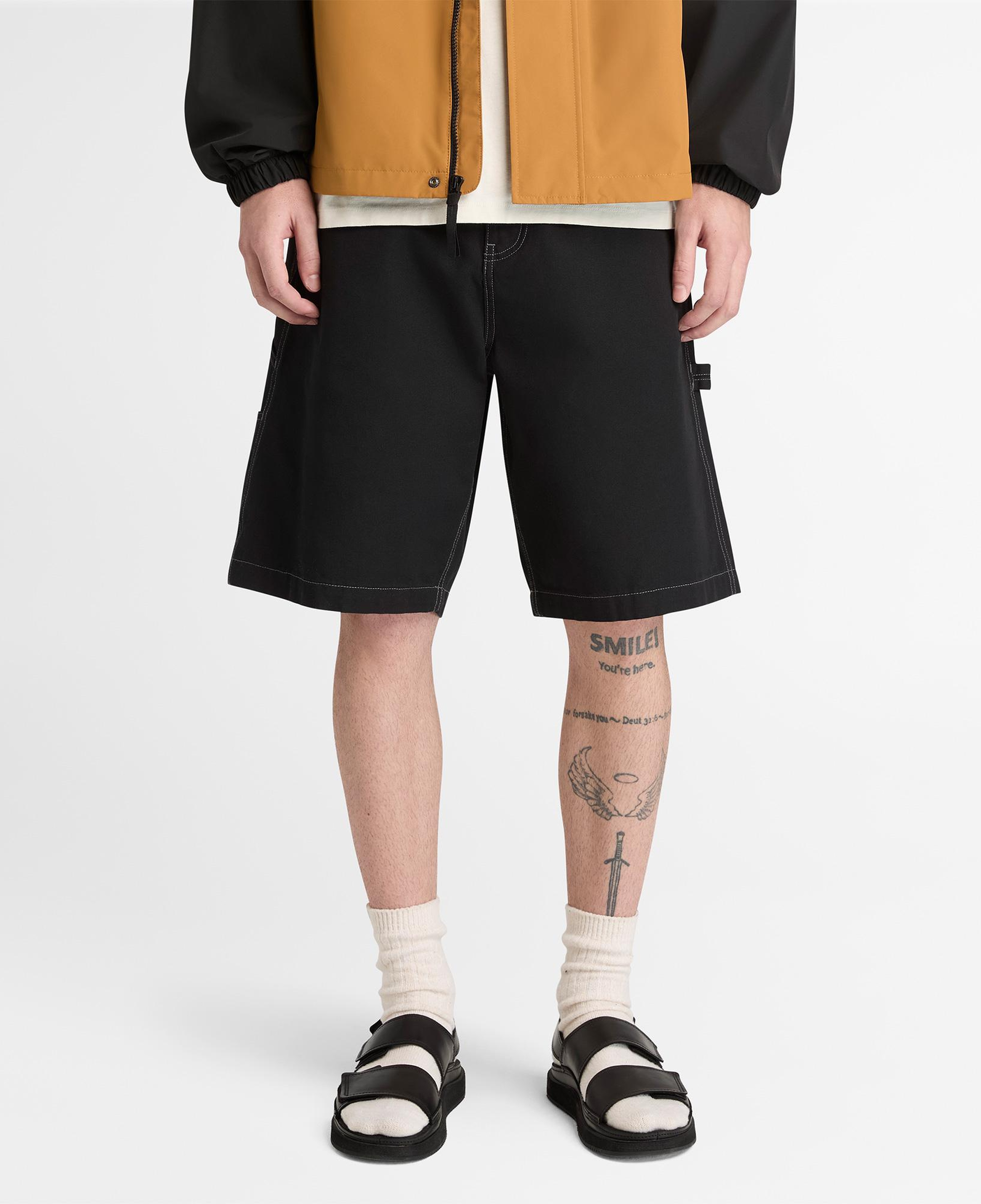 Timberland Washed Duck Canvas Carpenter Erkek Siyah Şort