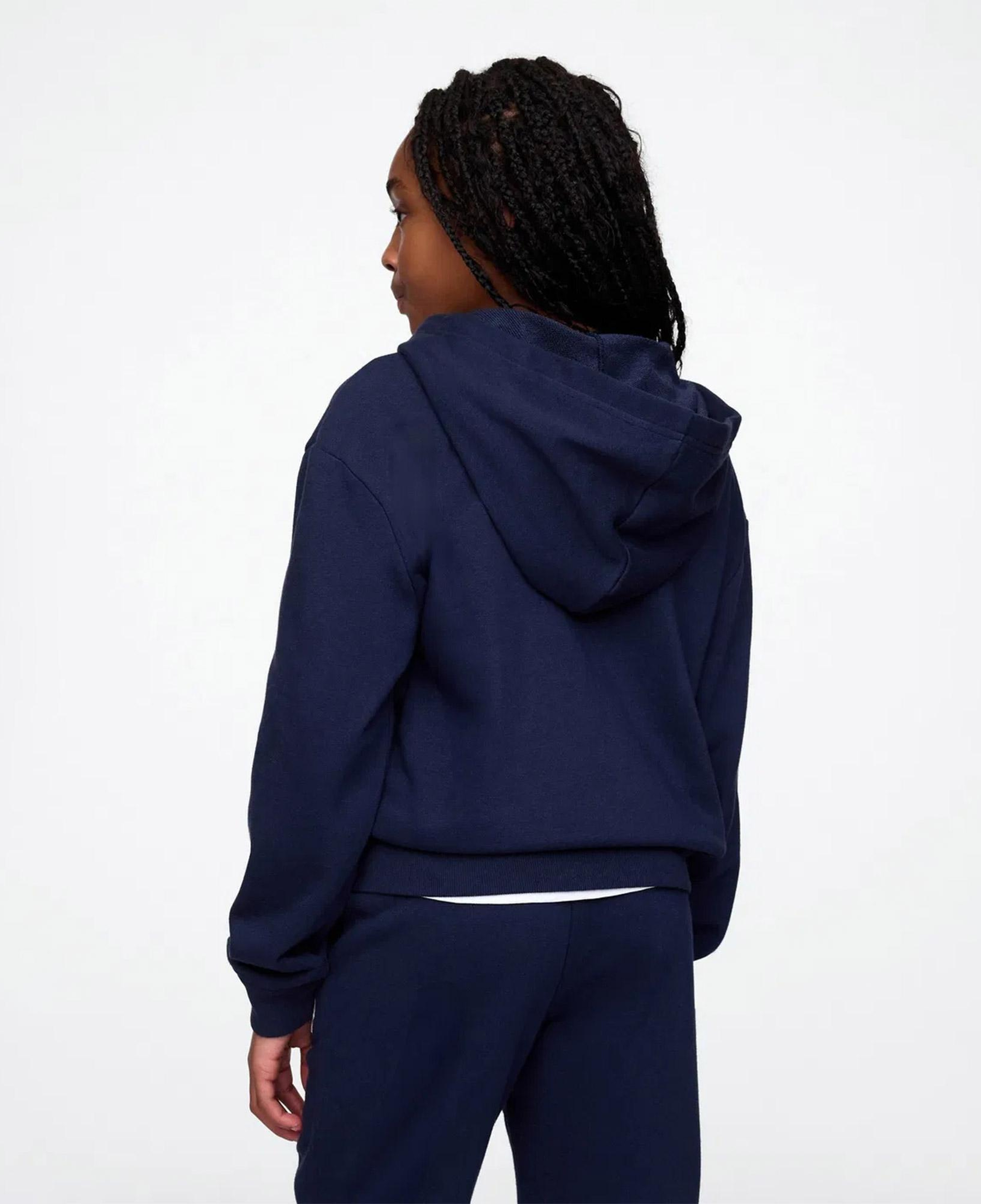 Gap Logo Relaxed Fit Çocuk Lacivert Sweatshirt