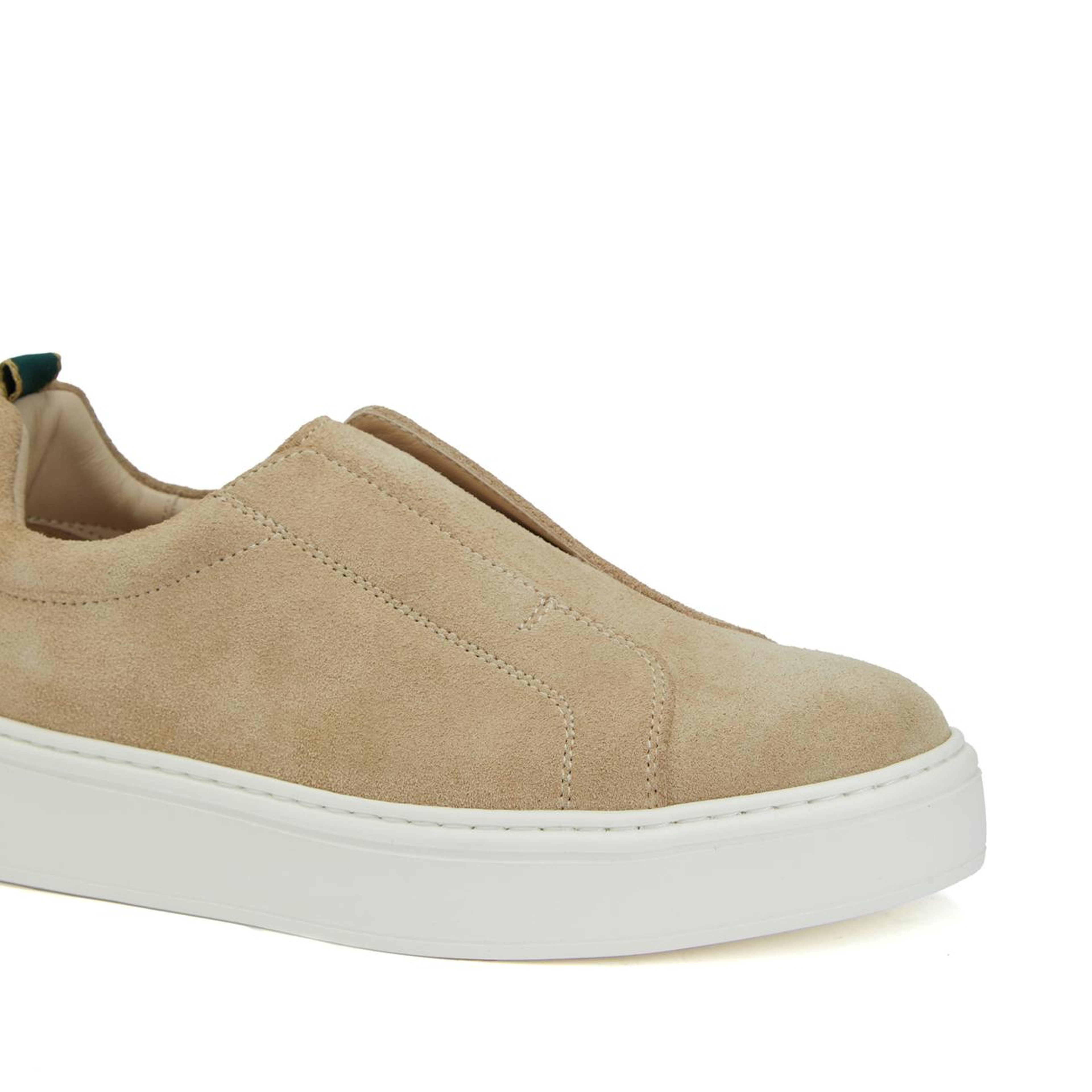 George Hogg Kadın Bej Günlük Rahat Süet Sneaker