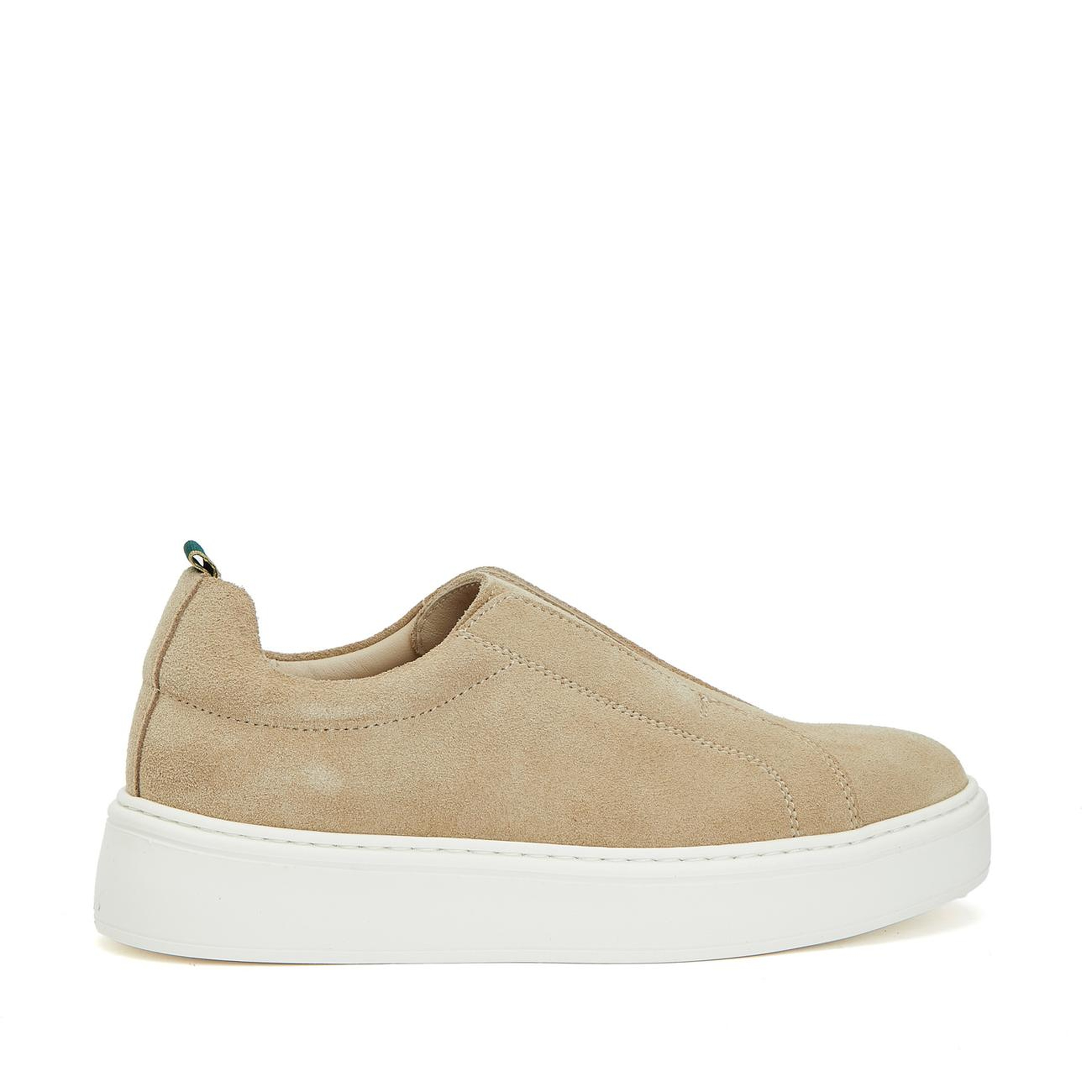 George Hogg Kadın Bej Günlük Rahat Süet Sneaker