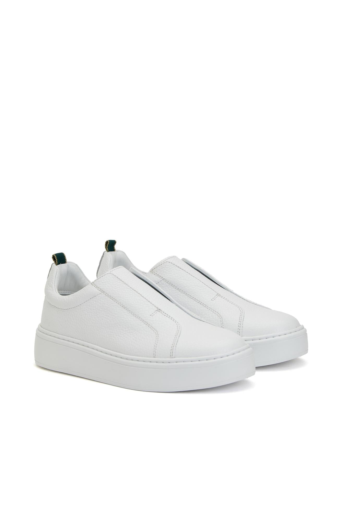 George Hogg Kadın Beyaz Deri Sneaker