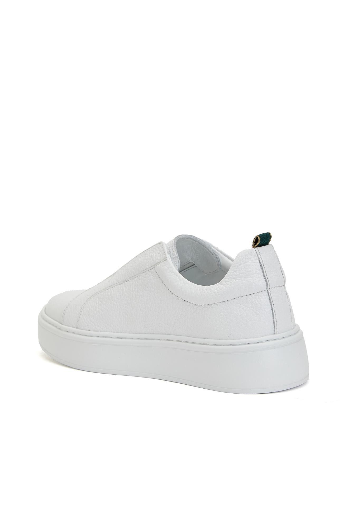 George Hogg Kadın Beyaz Deri Sneaker