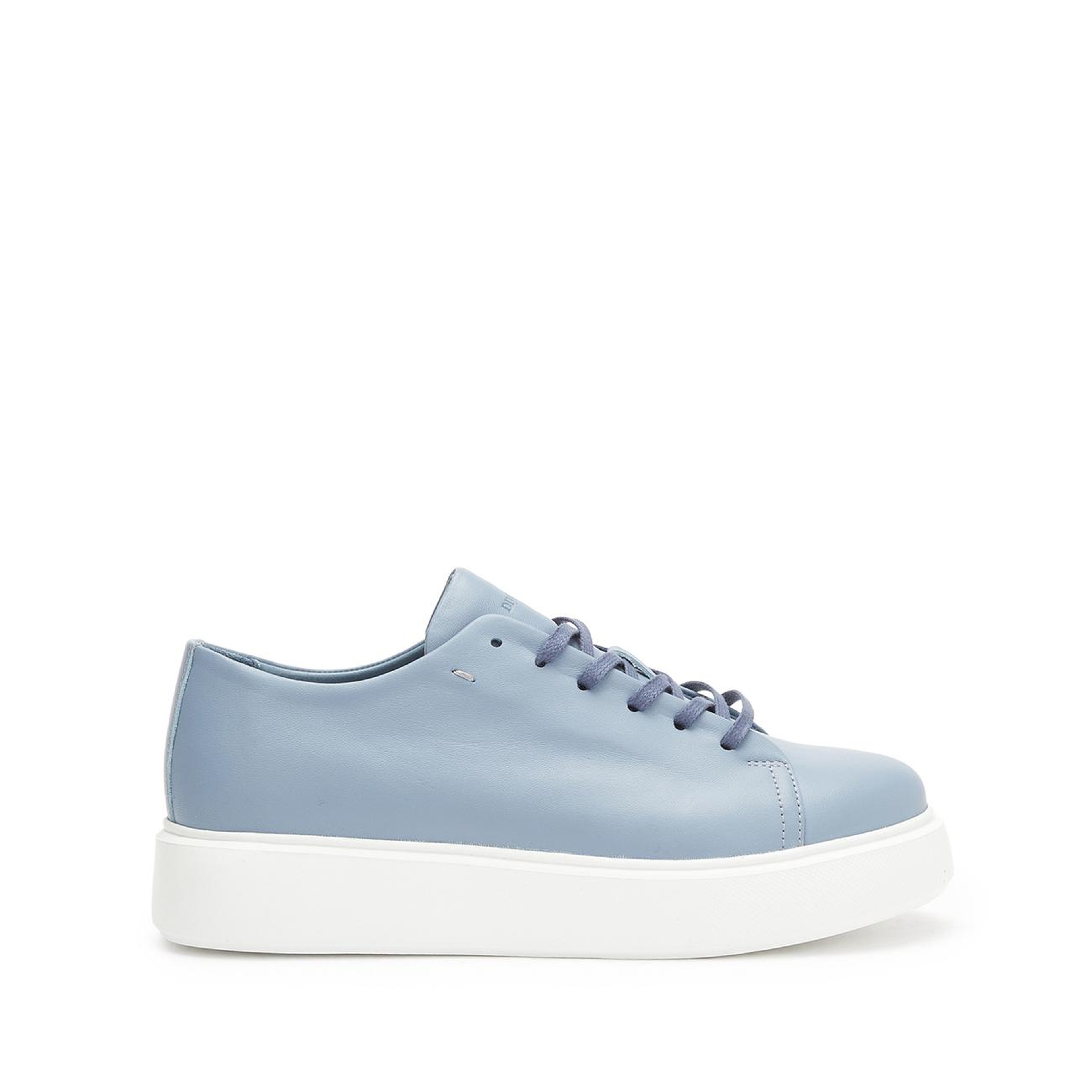 Divarese Kadın Mavi Deri Sneaker