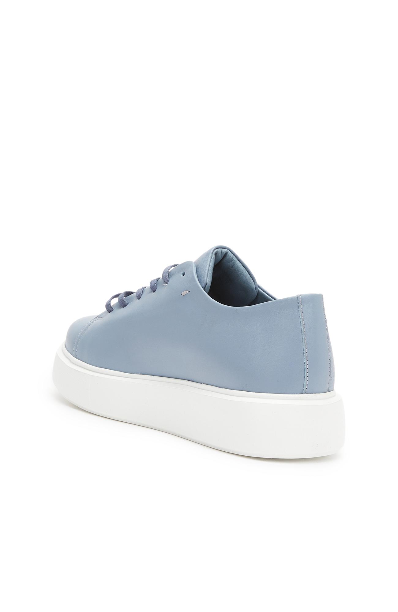 Divarese Kadın Mavi Deri Sneaker