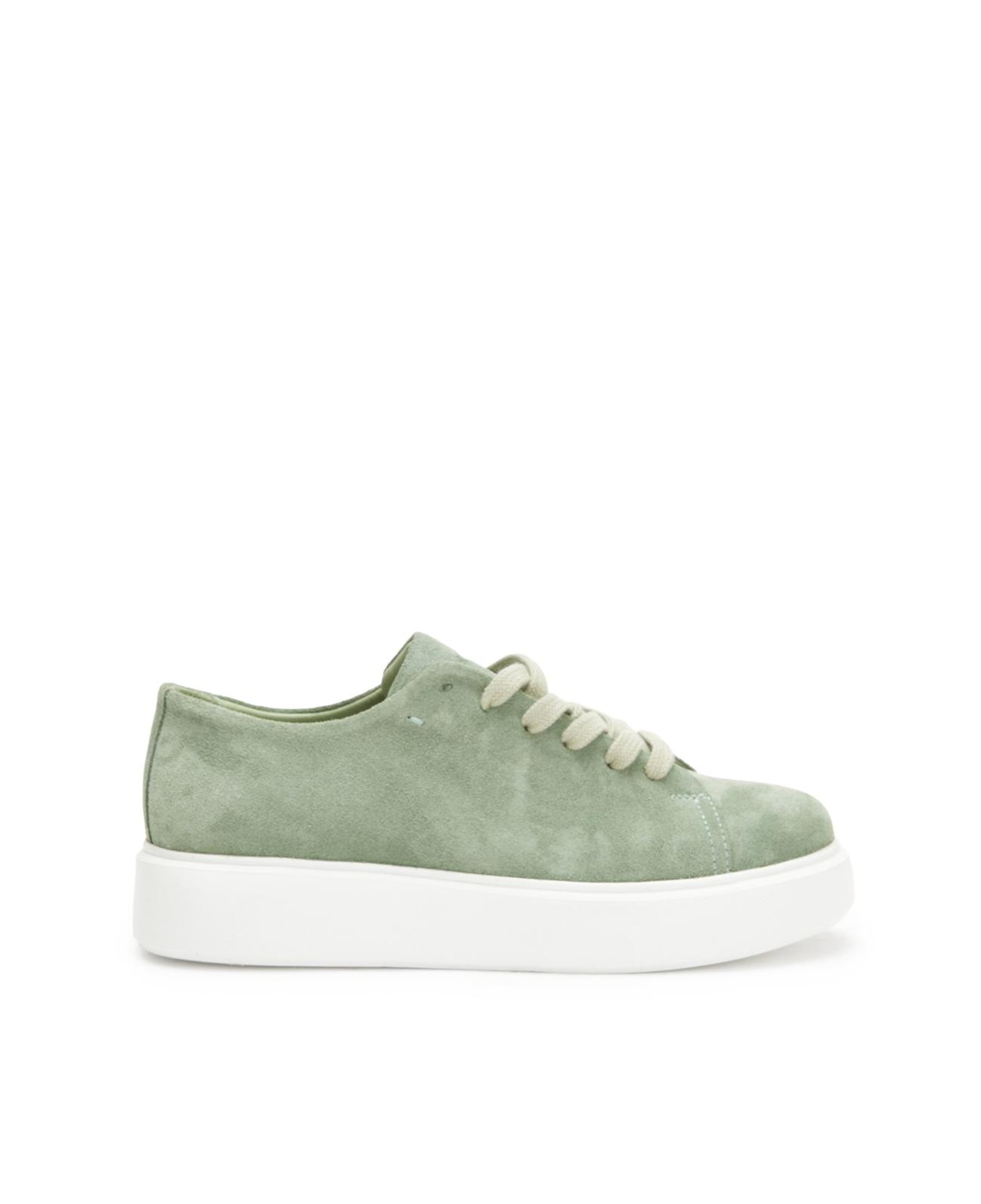 Divarese Kadın Yeşil Süet Sneaker