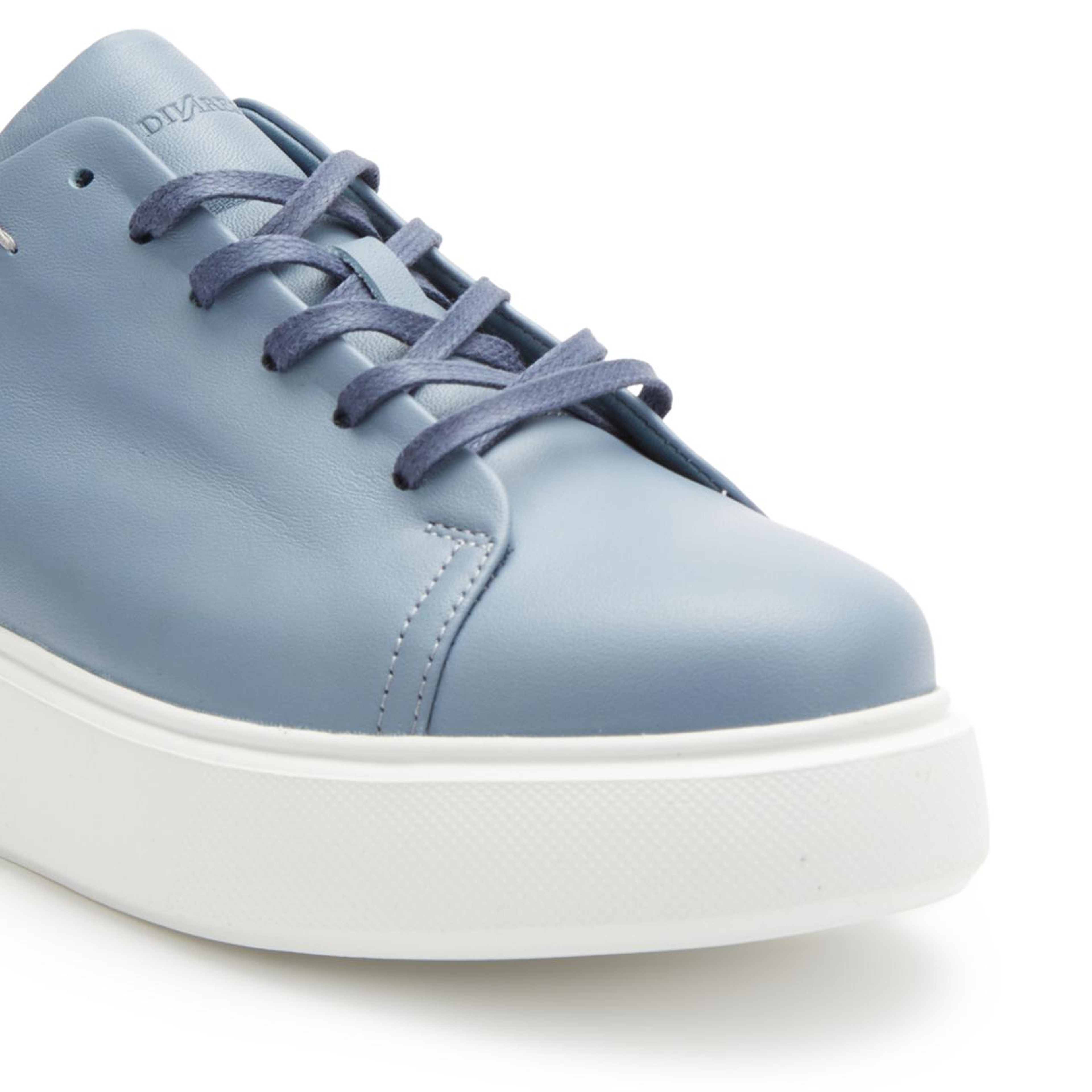 Divarese Kadın Mavi Deri Sneaker