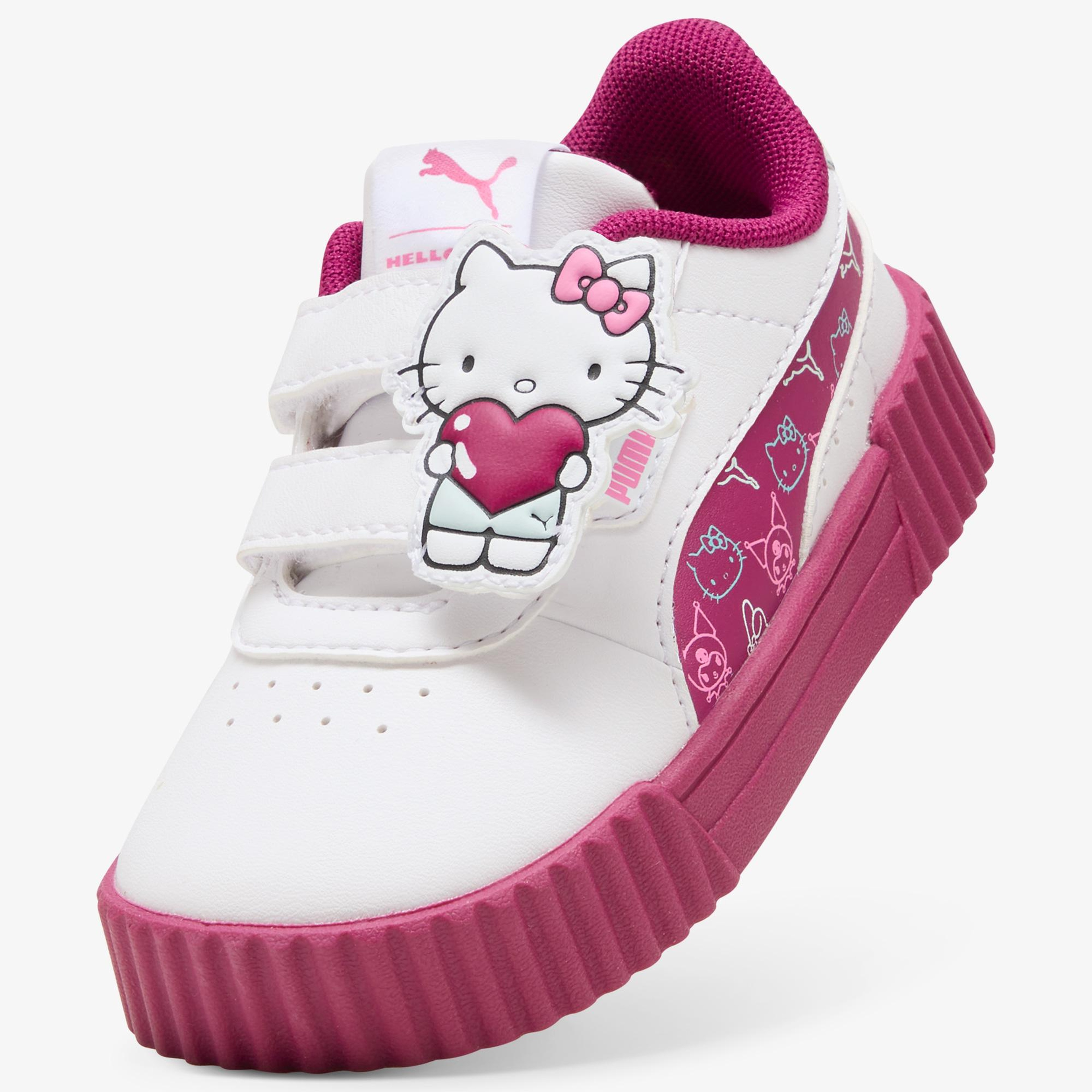 Puma Carina 3.0 Hello Kitty & Friends Bebek Beyaz Spor Ayakkabı