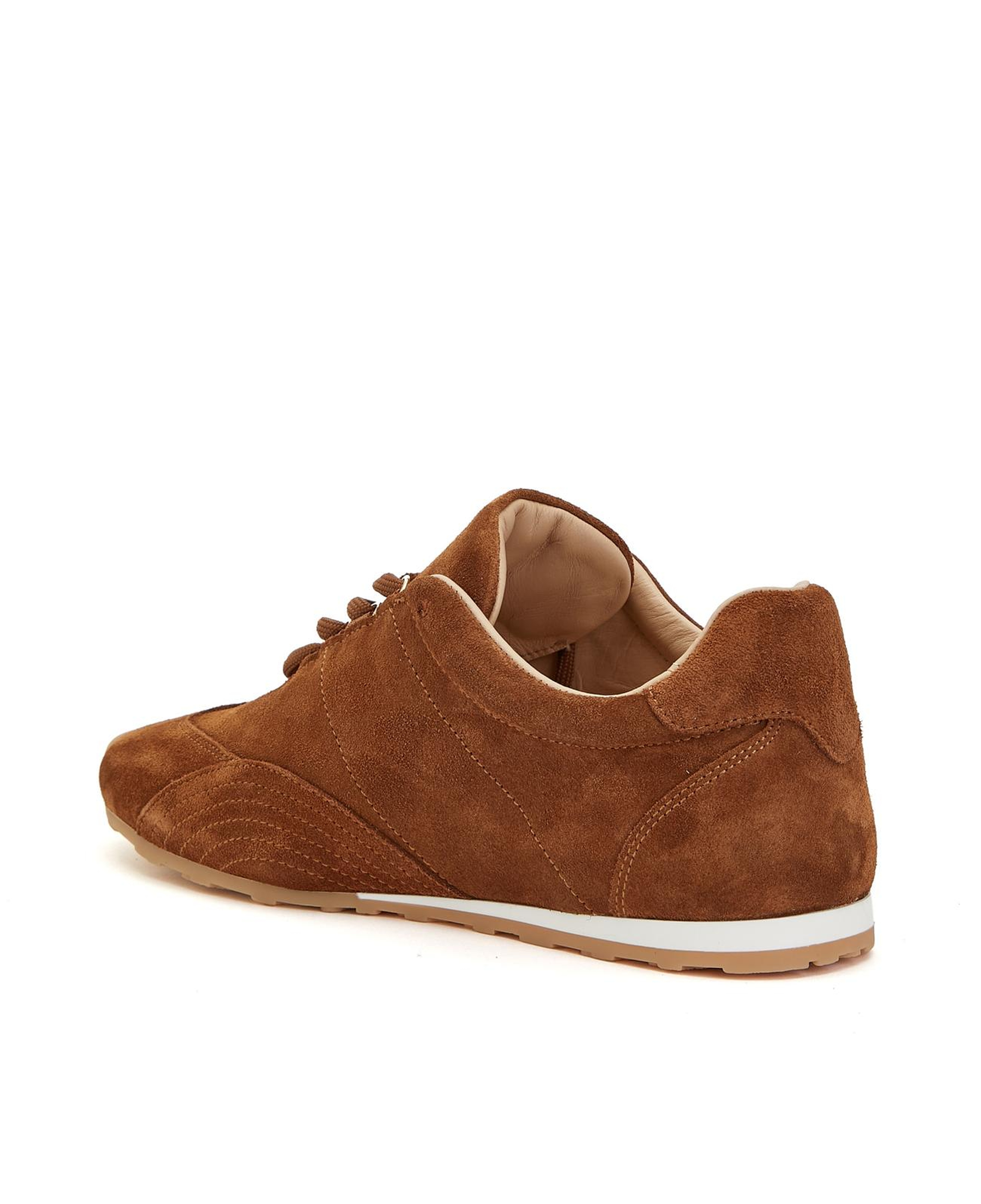 Divarese Kadın Tütün Deri Sneaker