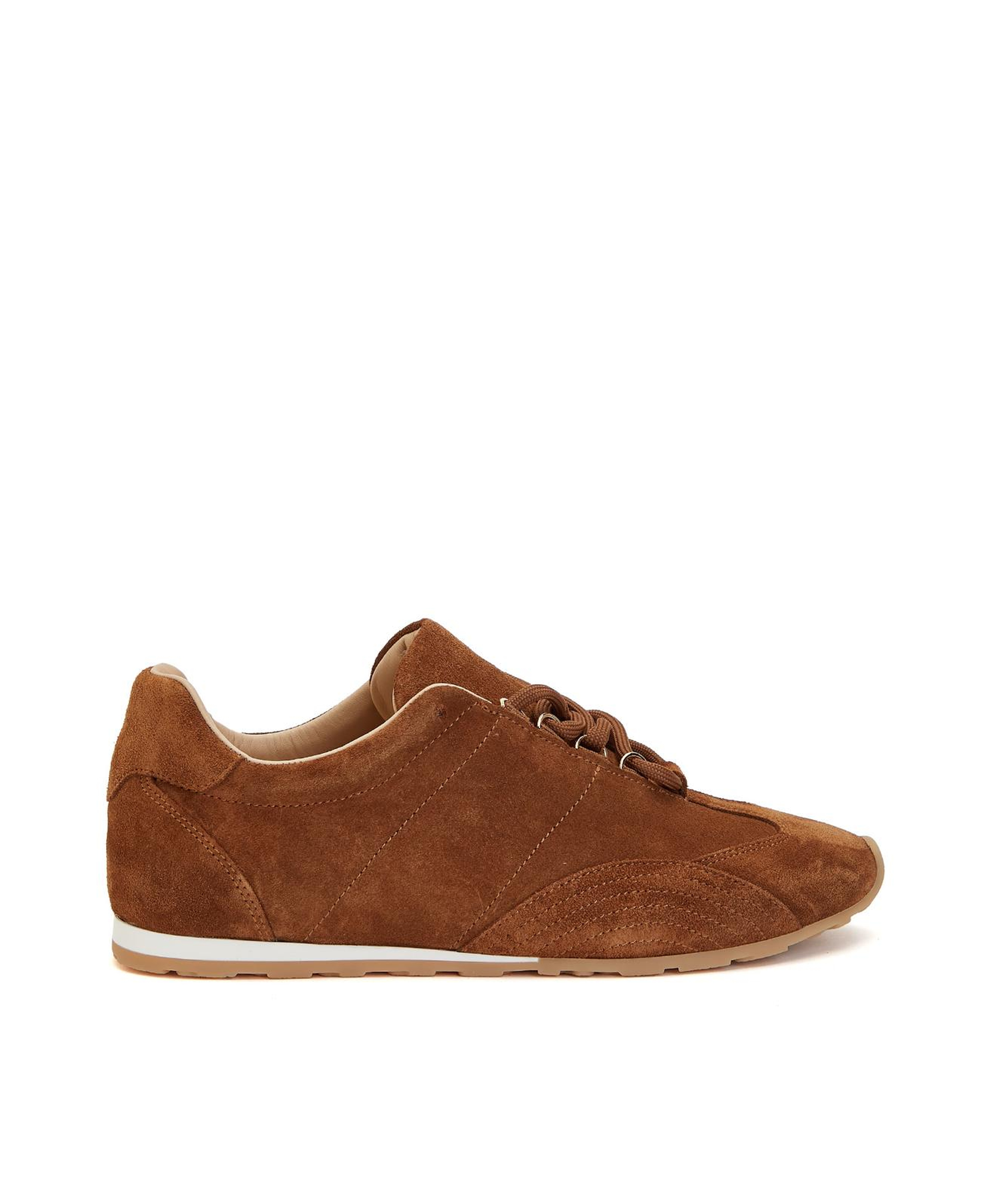 Divarese Kadın Tütün Deri Sneaker