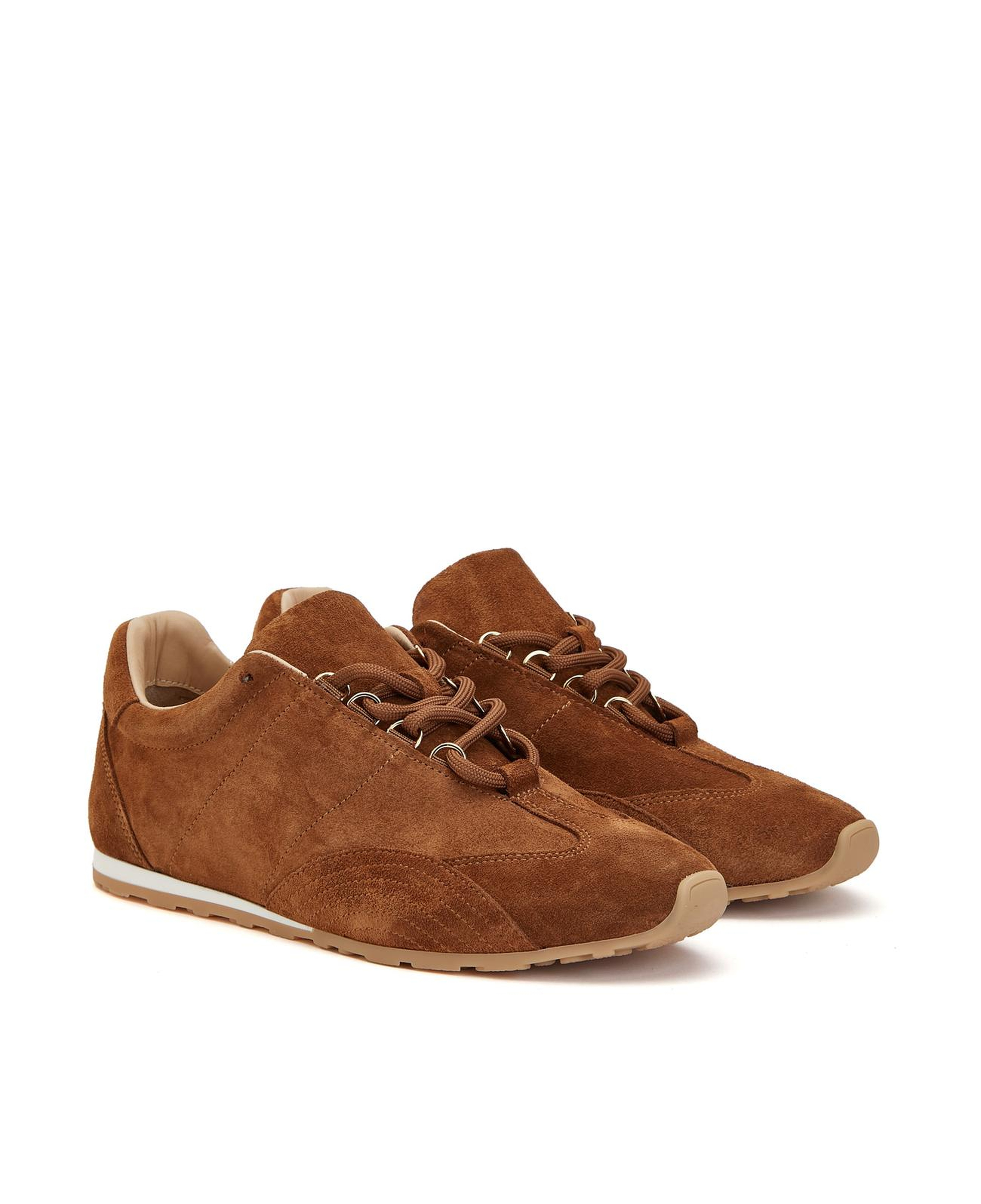 Divarese Kadın Tütün Deri Sneaker