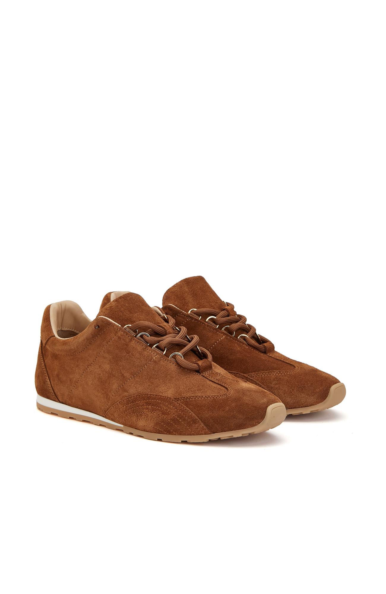 Divarese Kadın Tütün Deri Sneaker