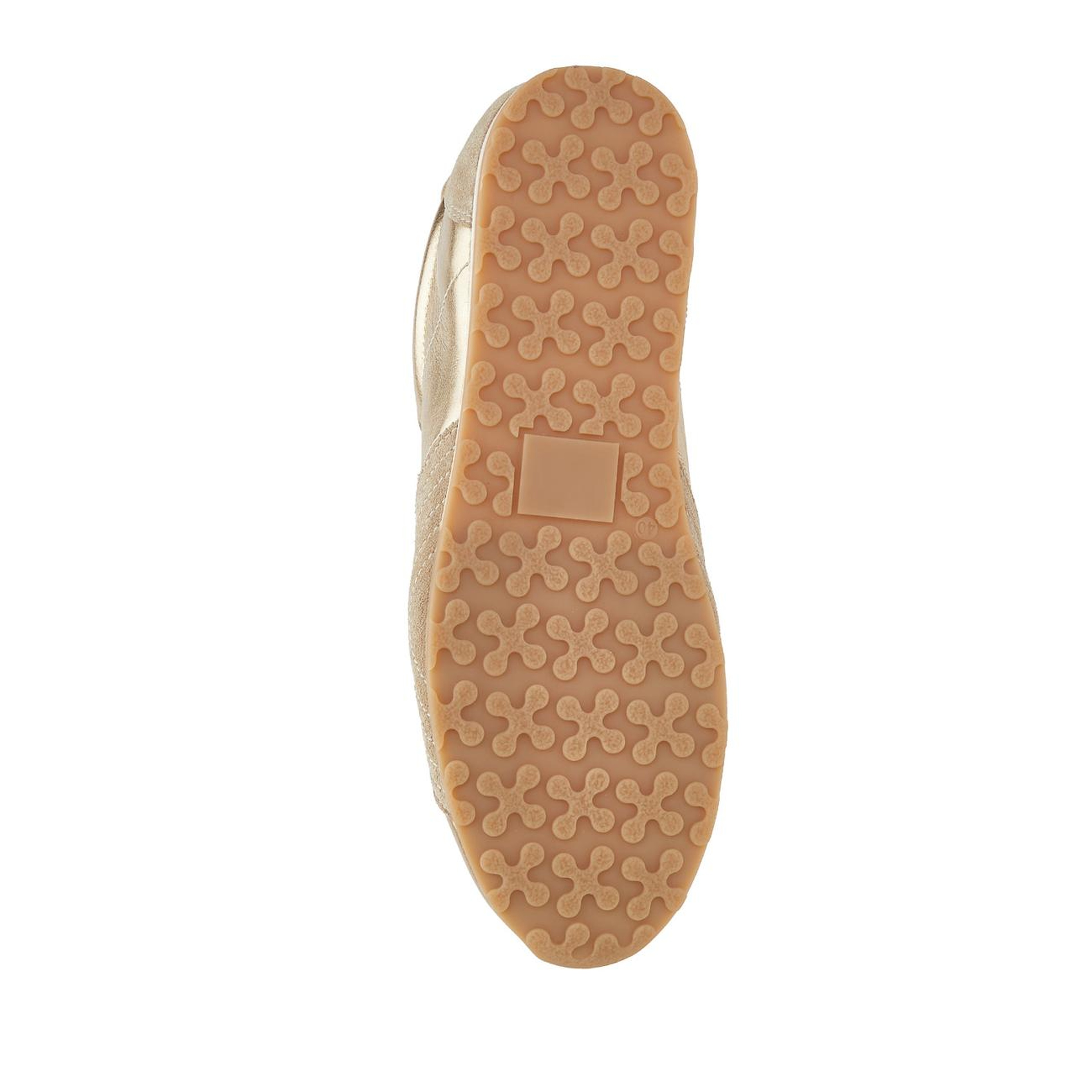Divarese Kadın Gold Deri Sneaker