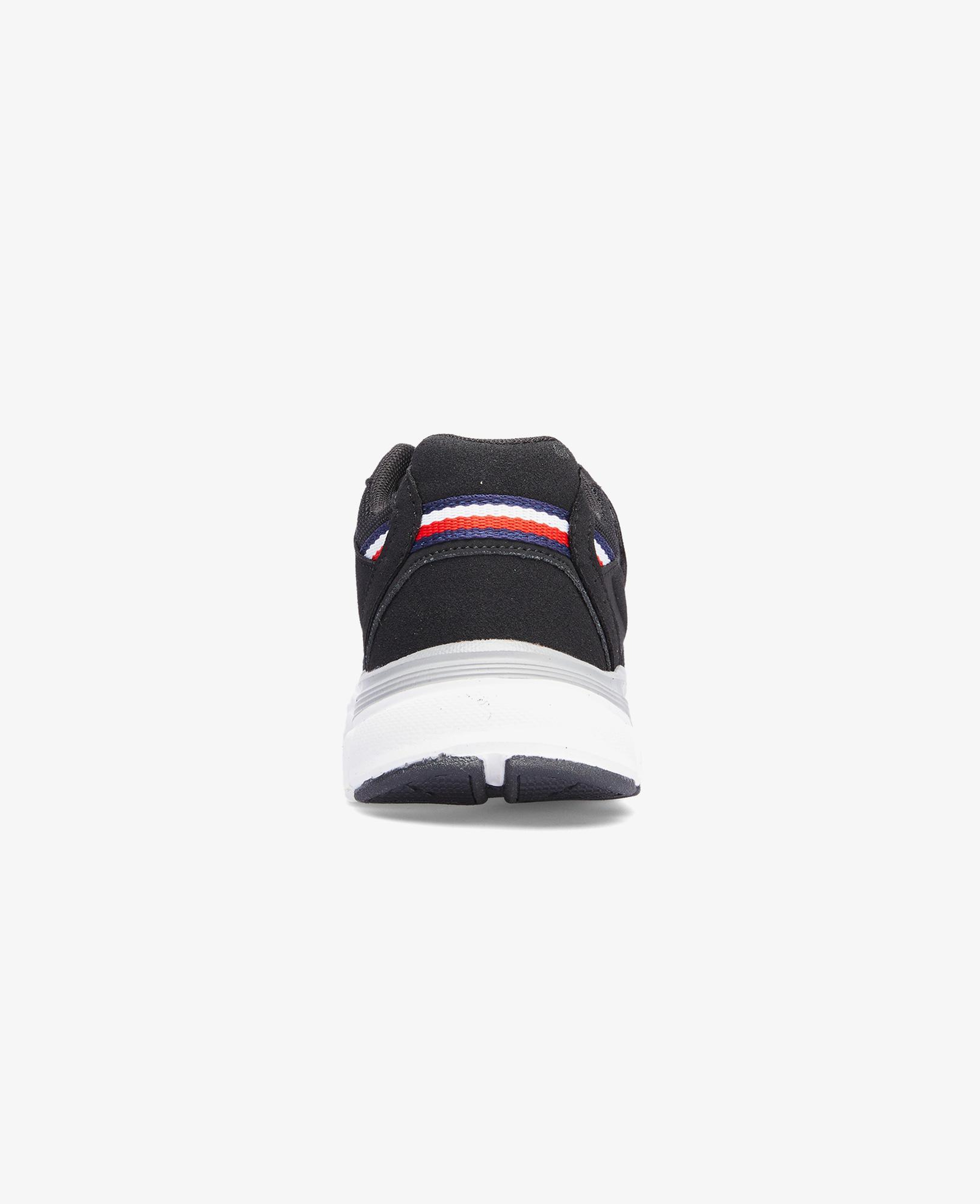 Tommy Hilfiger Flag Low Cut Lace-Up Velcro Bebek Siyah Spor Ayakkabı