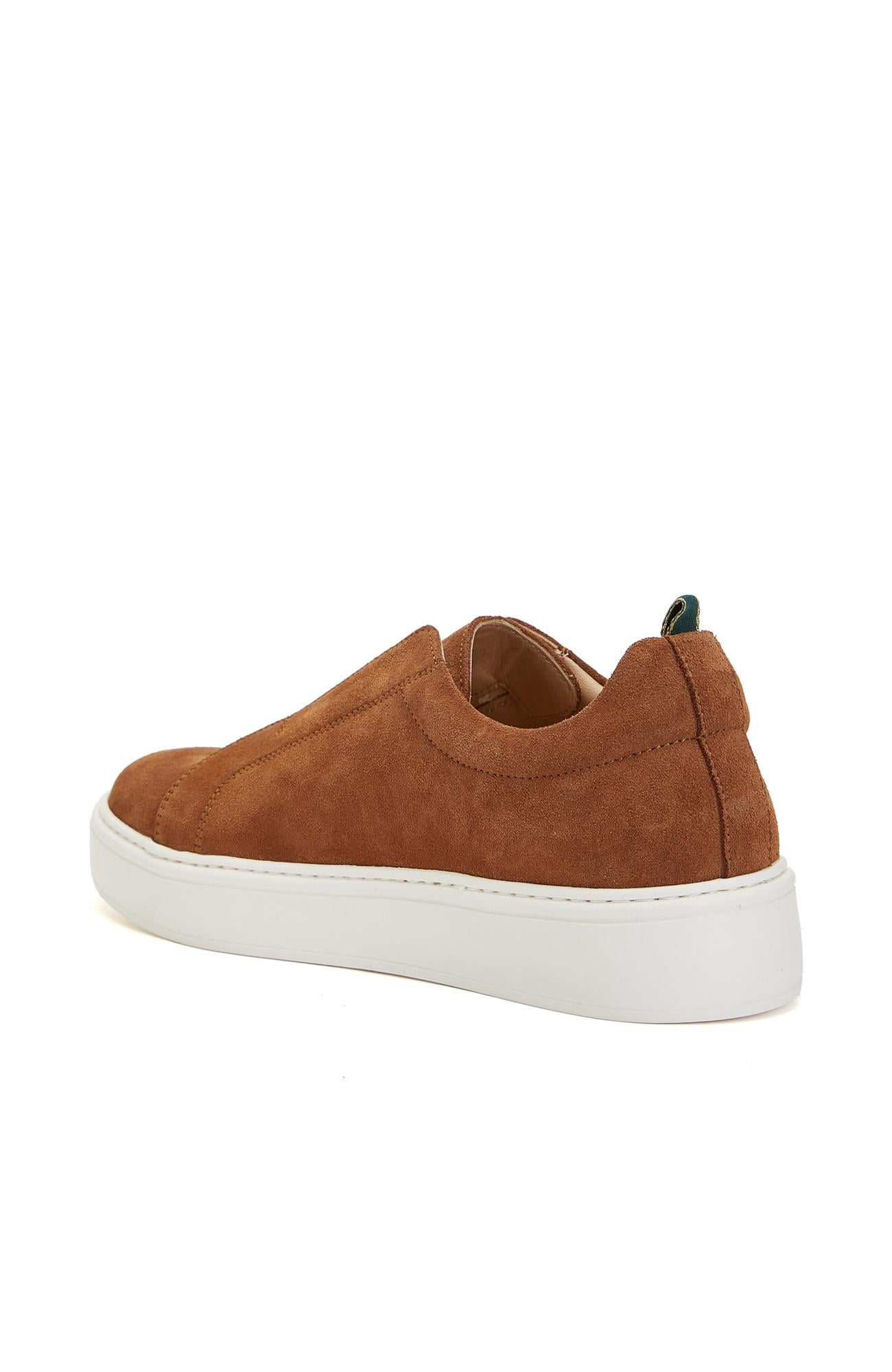George Hogg Kadın Taba Süet Sneaker
