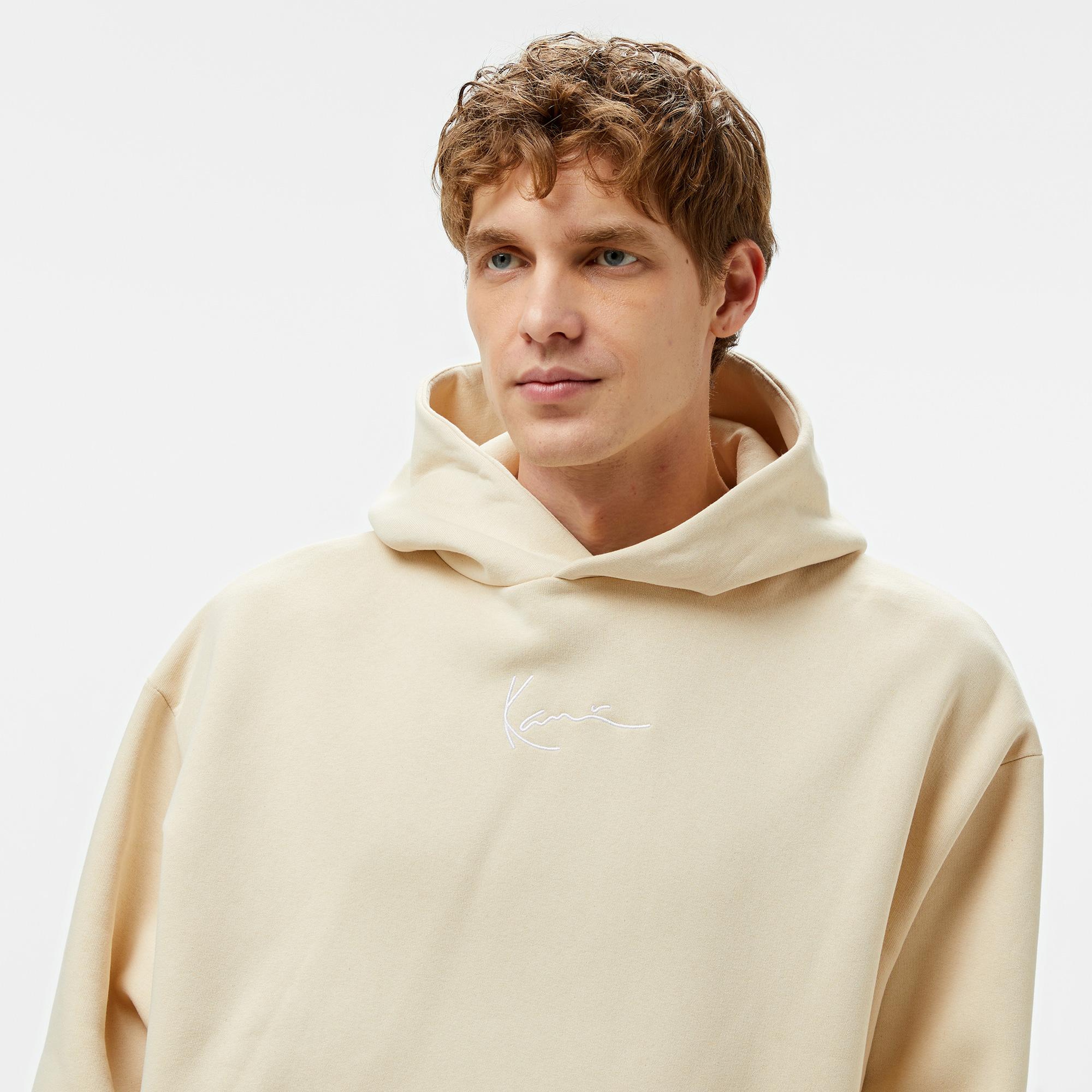 Karl Kani Small Signature Essential Os  Erkek Krem Hoodie