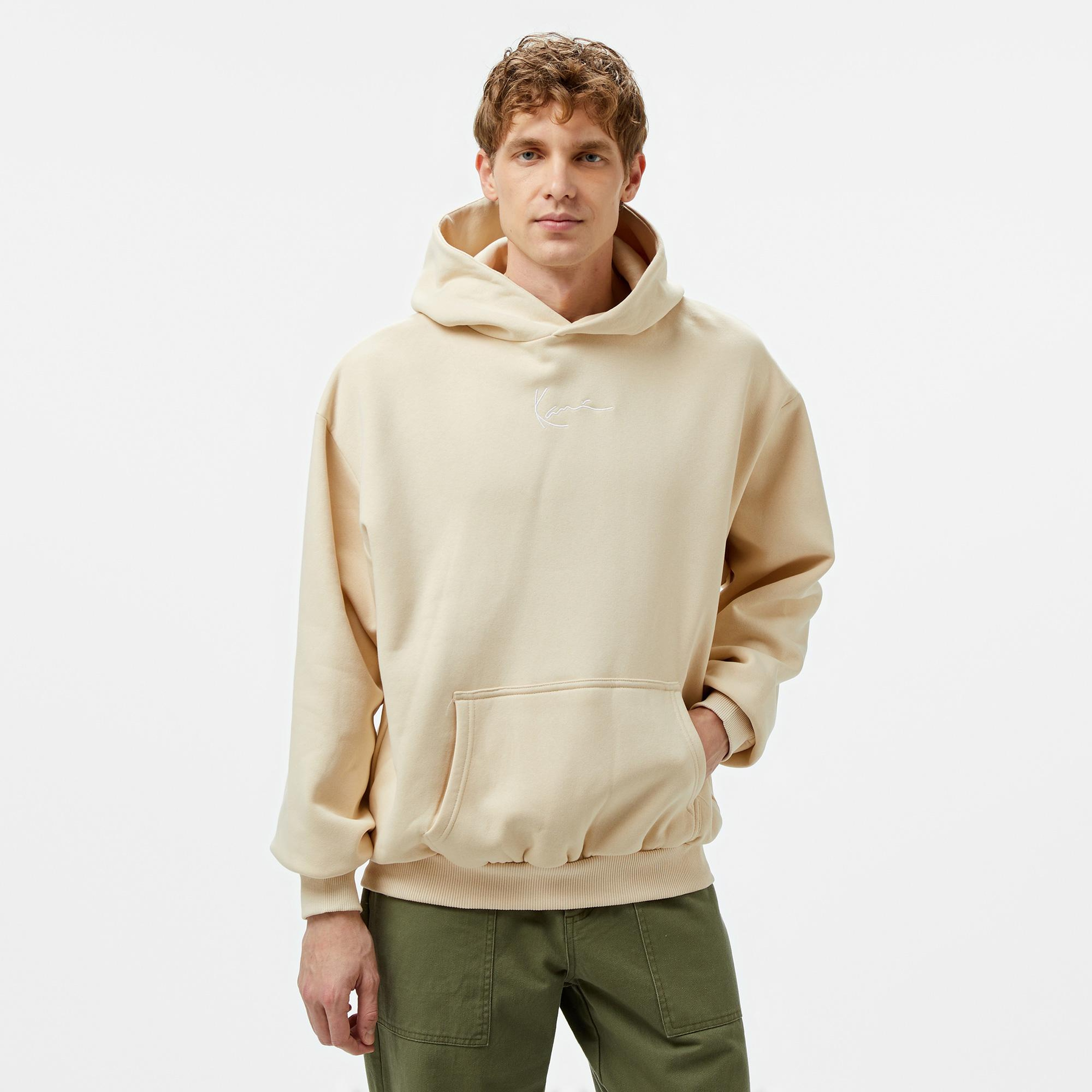 Karl Kani Small Signature Essential Os  Erkek Krem Hoodie