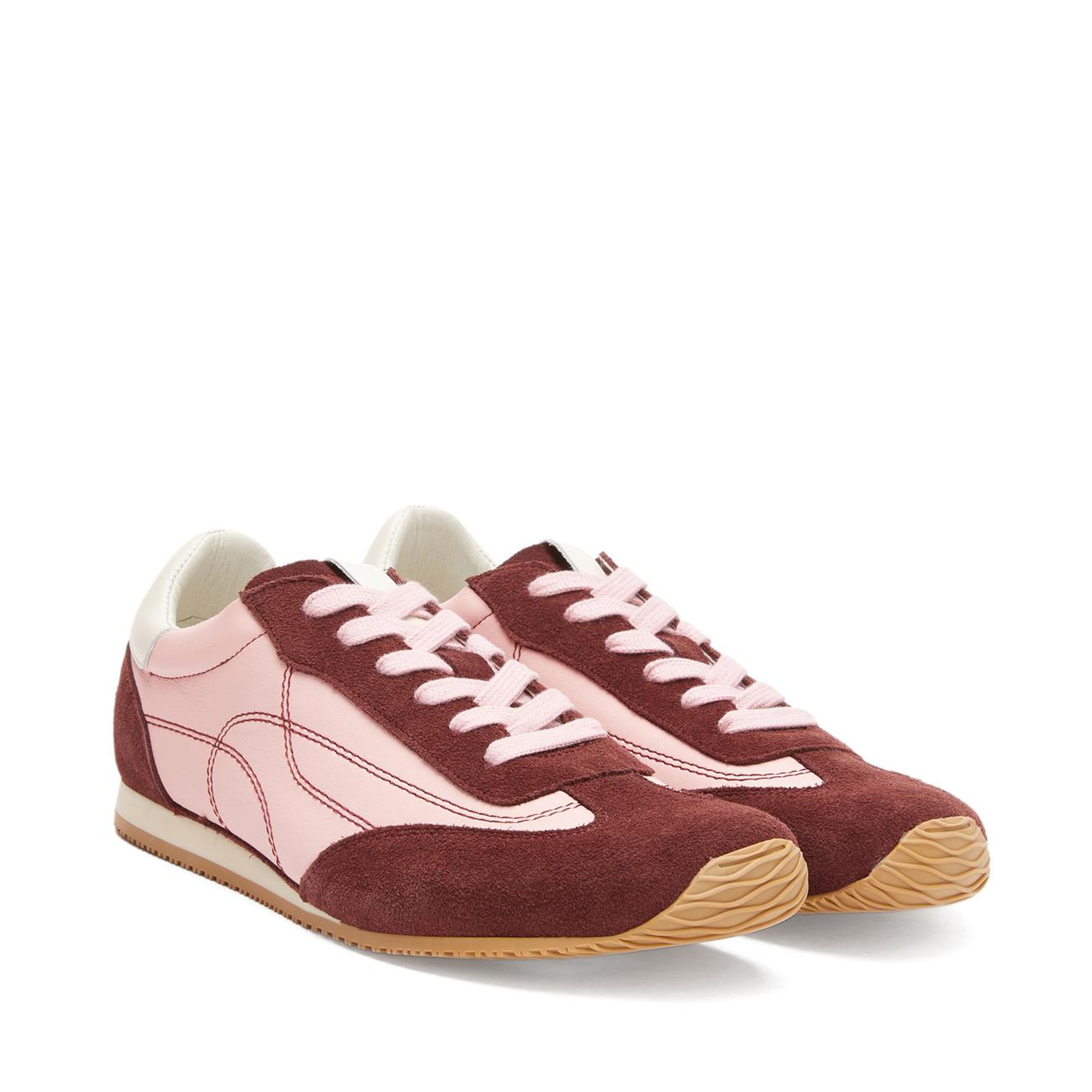 Divarese Kadın Pembe Rahat Süet Sneaker