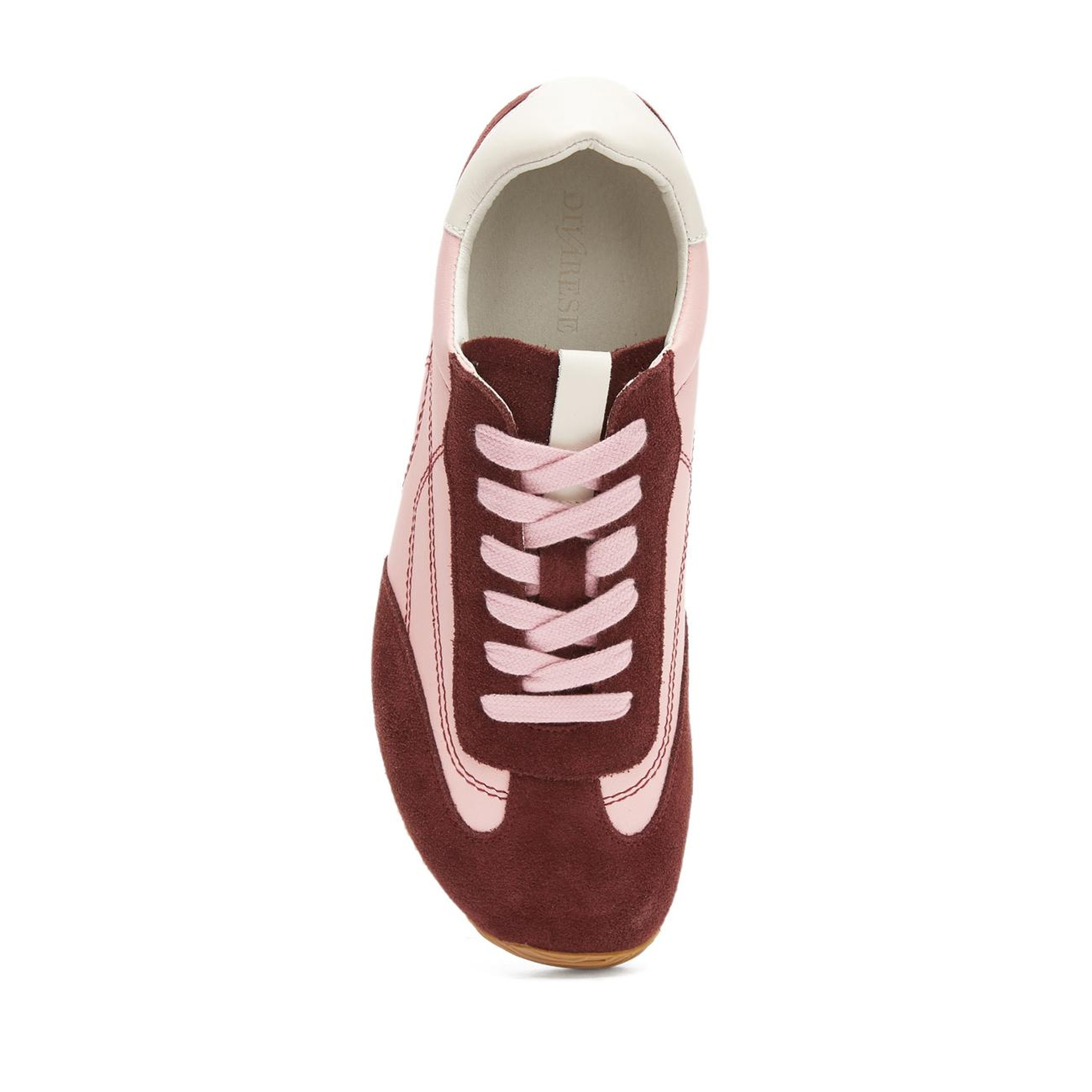 Divarese Kadın Pembe Rahat Süet Sneaker