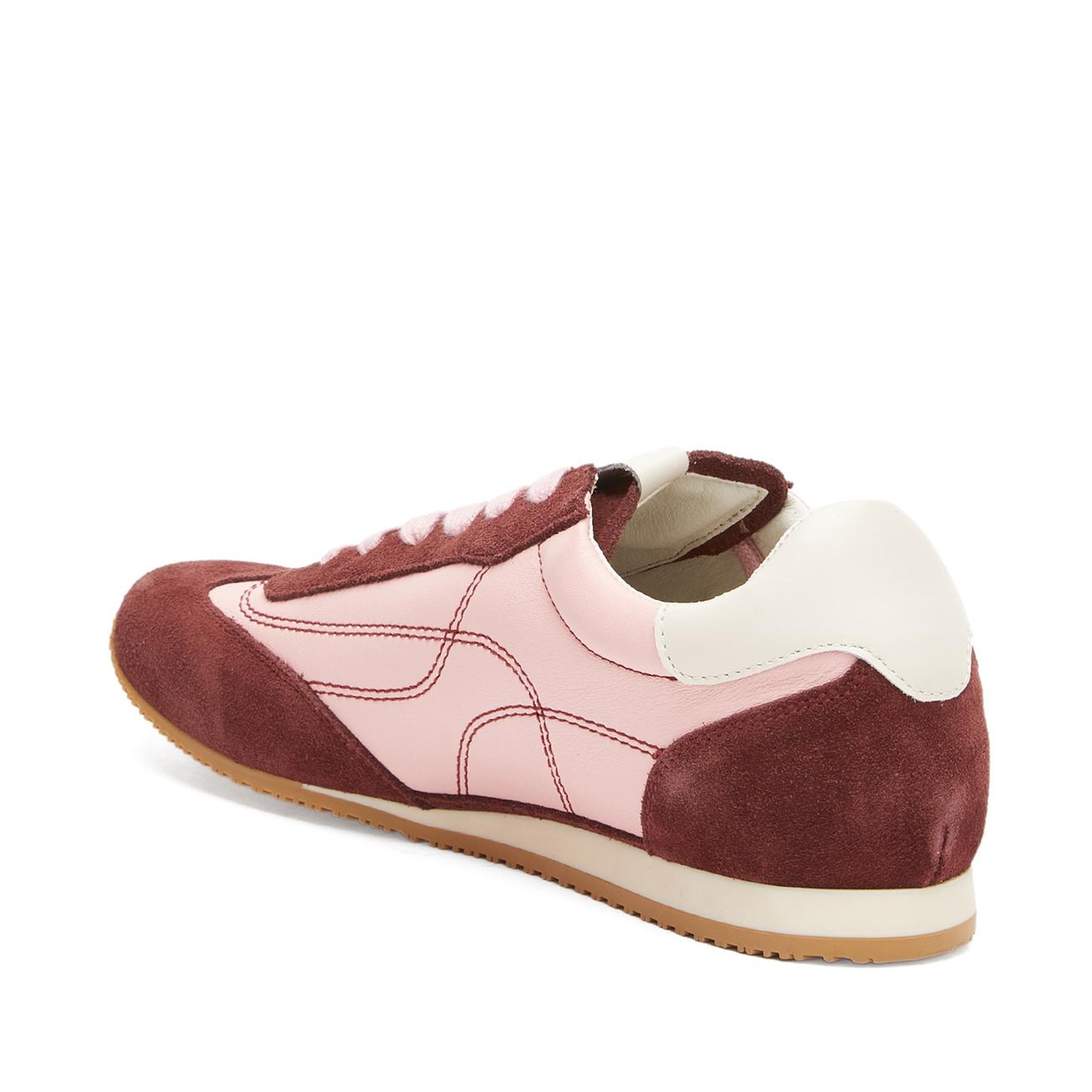 Divarese Kadın Pembe Rahat Süet Sneaker