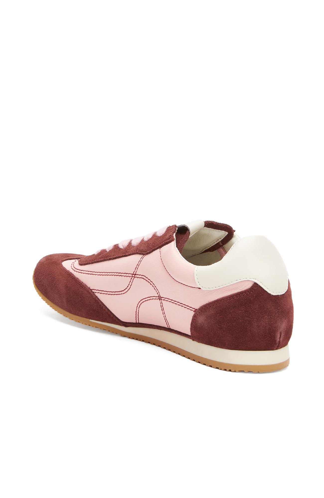 Divarese Kadın Pembe Rahat Süet Sneaker