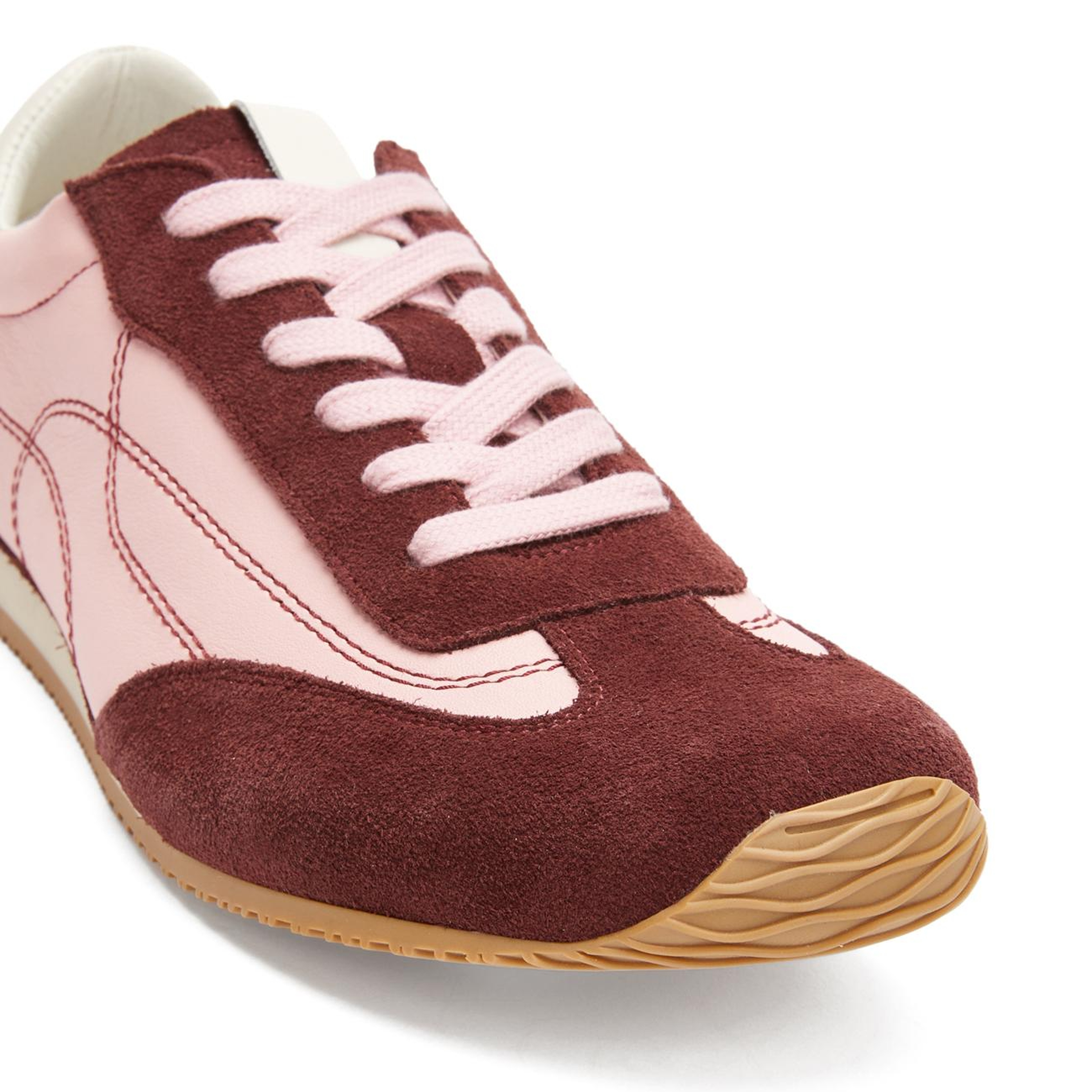 Divarese Kadın Pembe Rahat Süet Sneaker