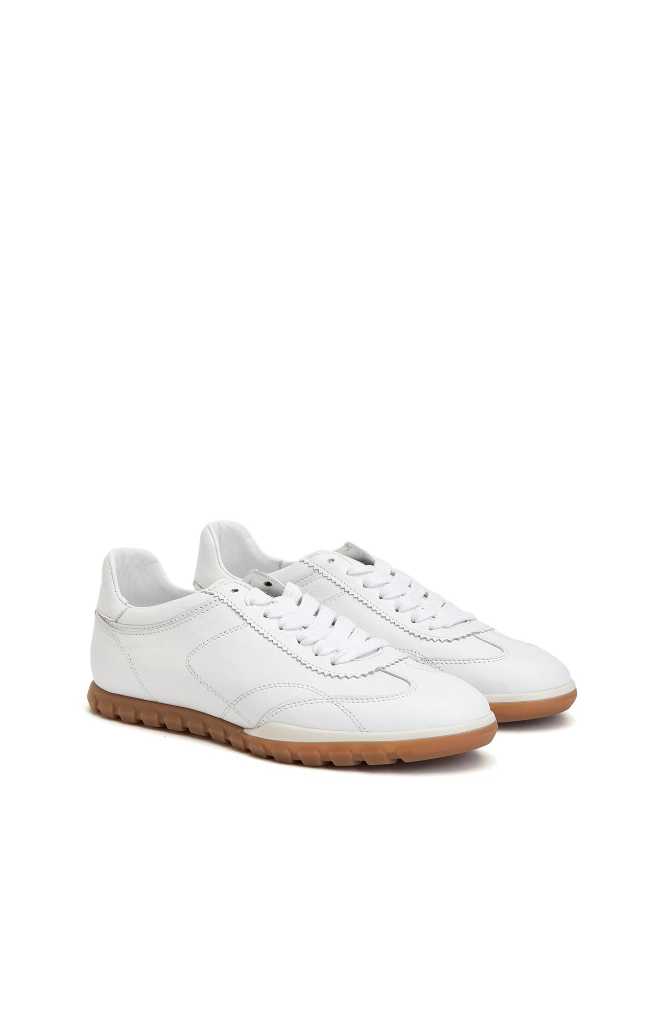 Divarese Kadın Beyaz Rahat Deri Sneaker
