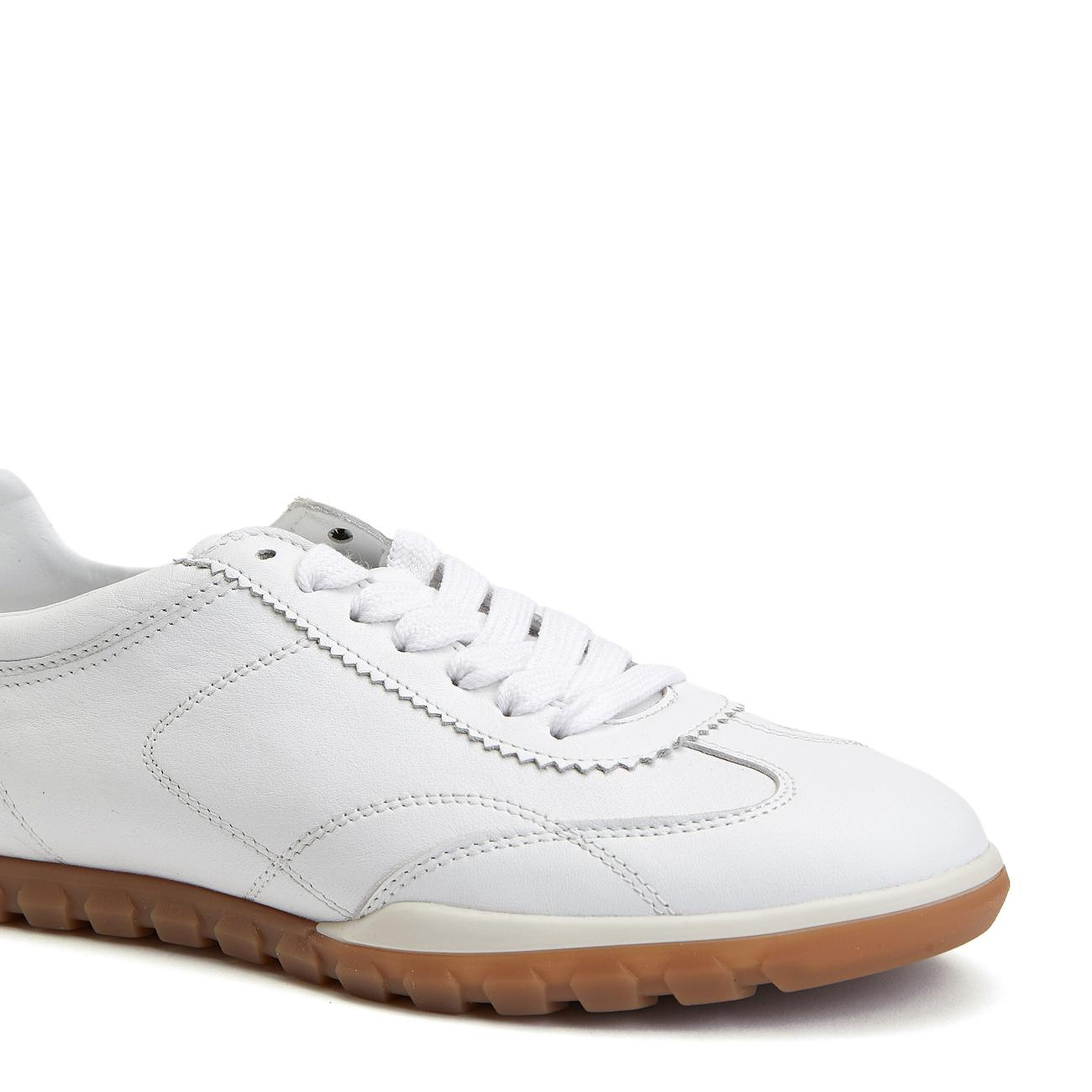 Divarese Kadın Beyaz Rahat Deri Sneaker