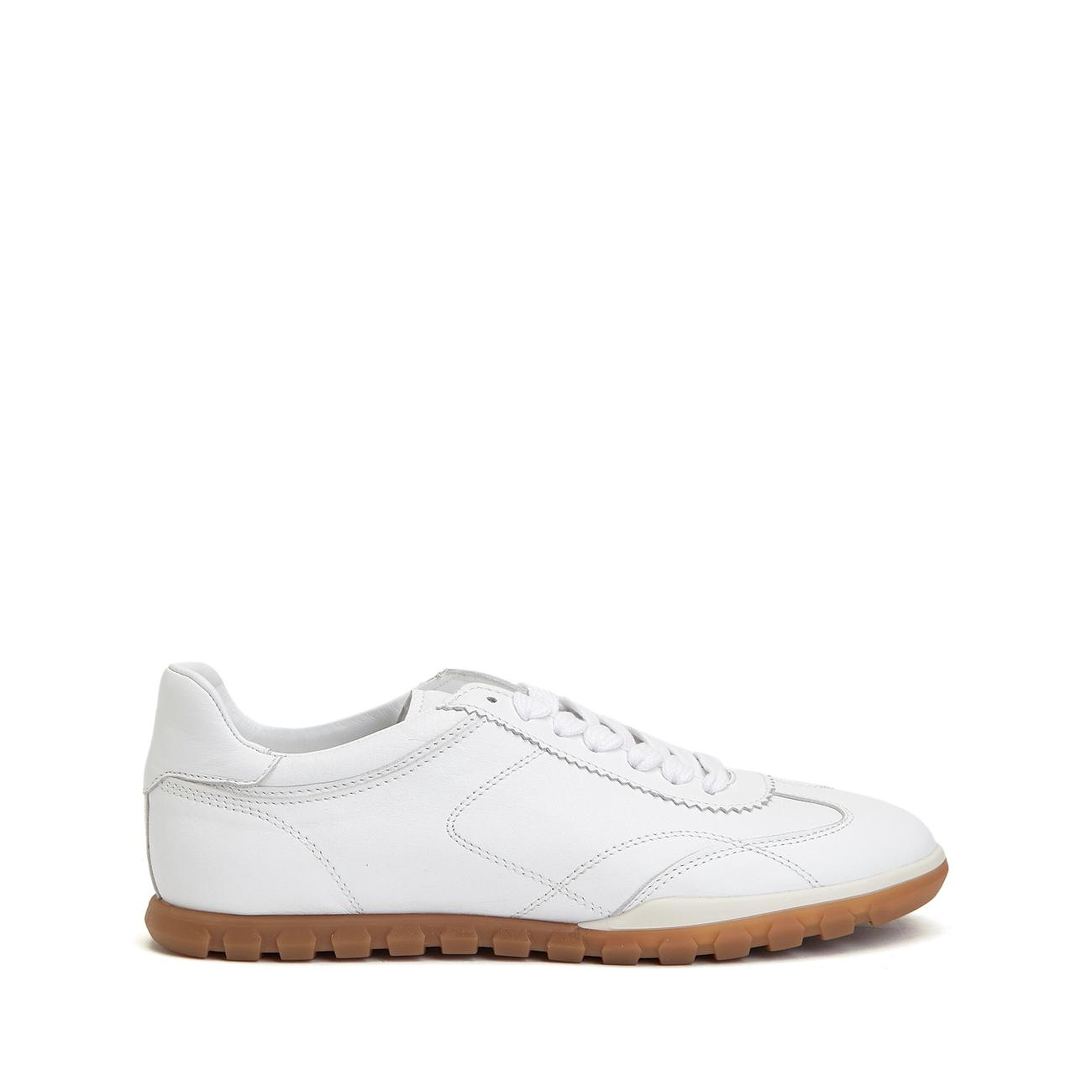 Divarese Kadın Beyaz Rahat Deri Sneaker