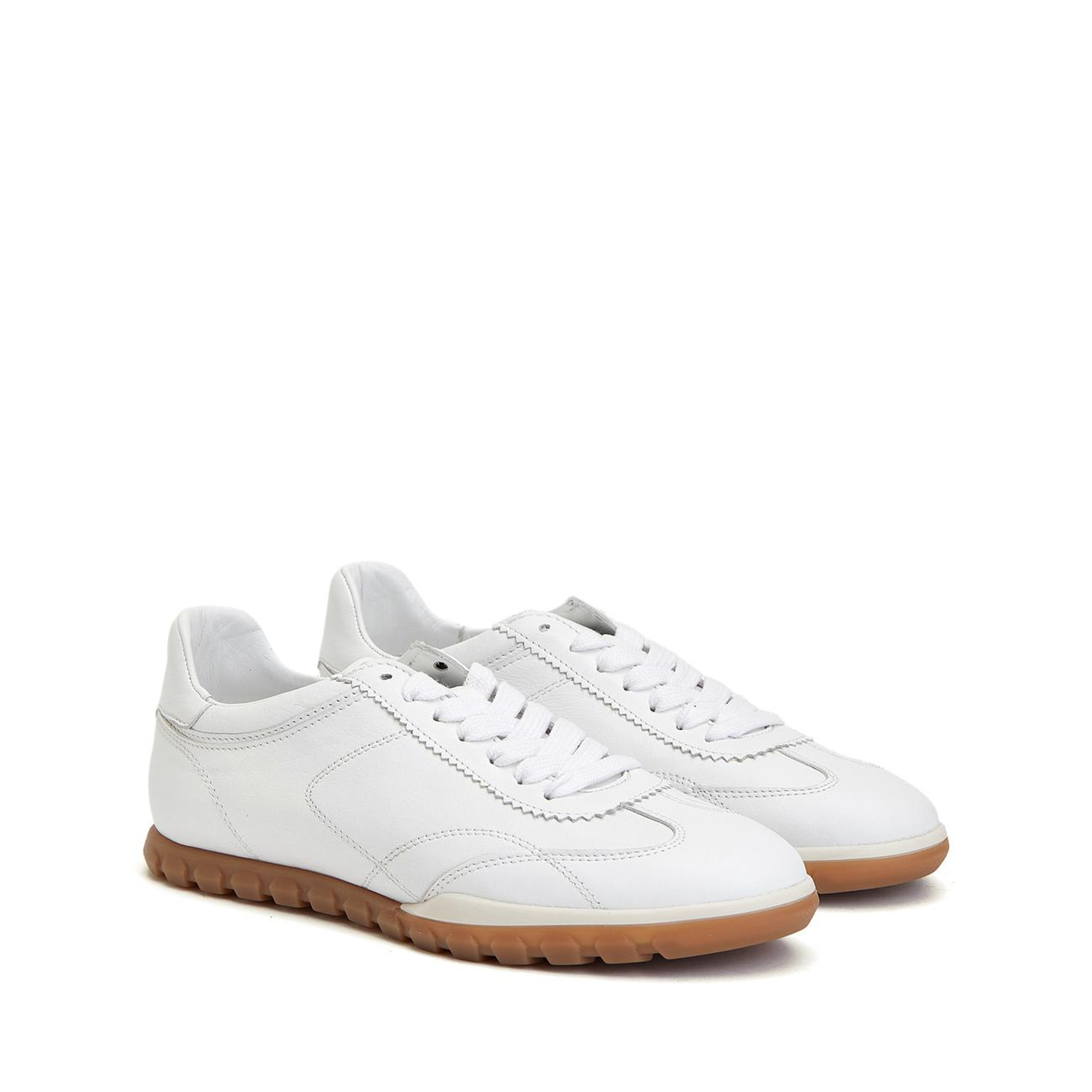 Divarese Kadın Beyaz Rahat Deri Sneaker