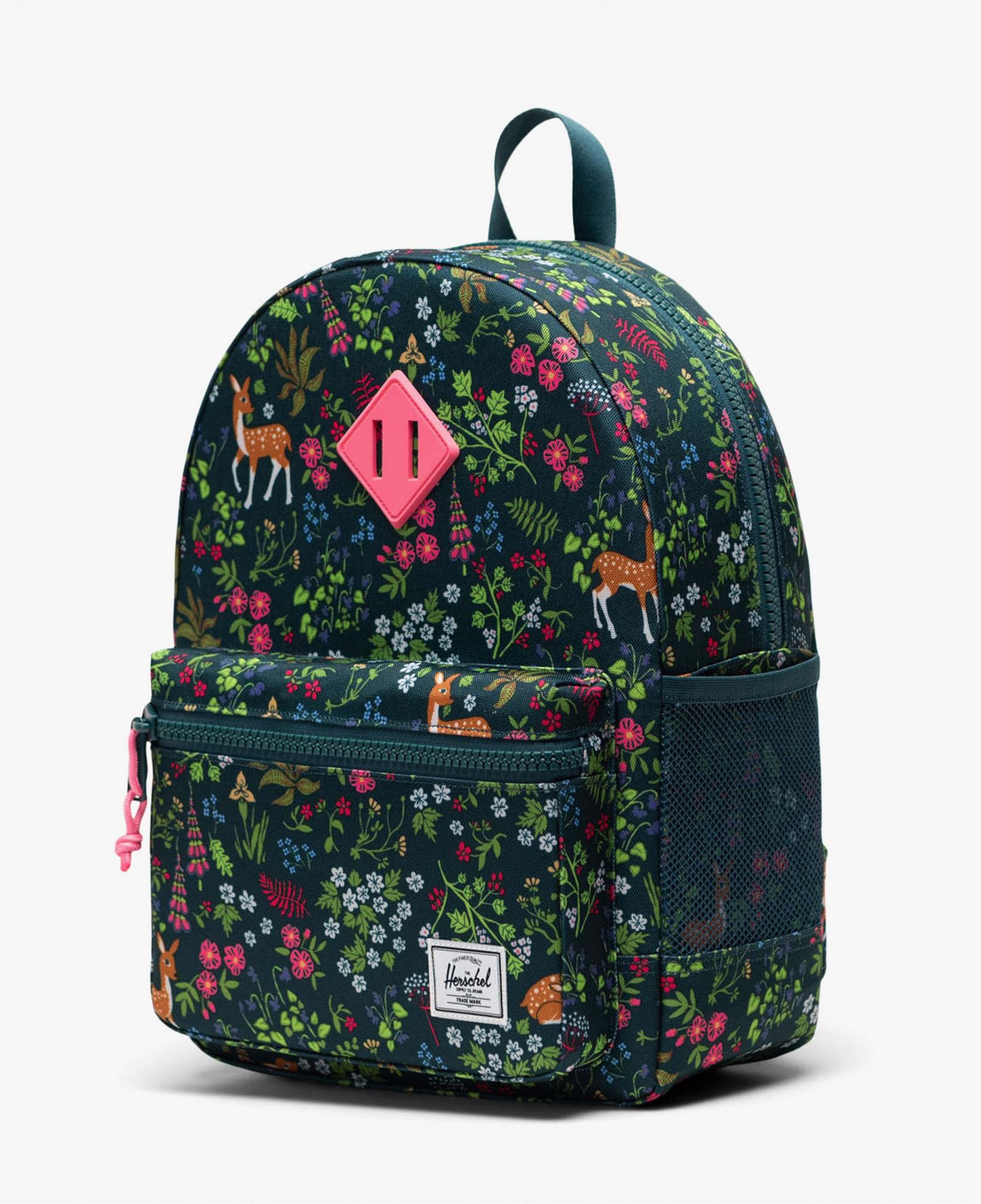 Herschel Heritage Woodland Çocuk Yeşil Mini Sırt Çantası