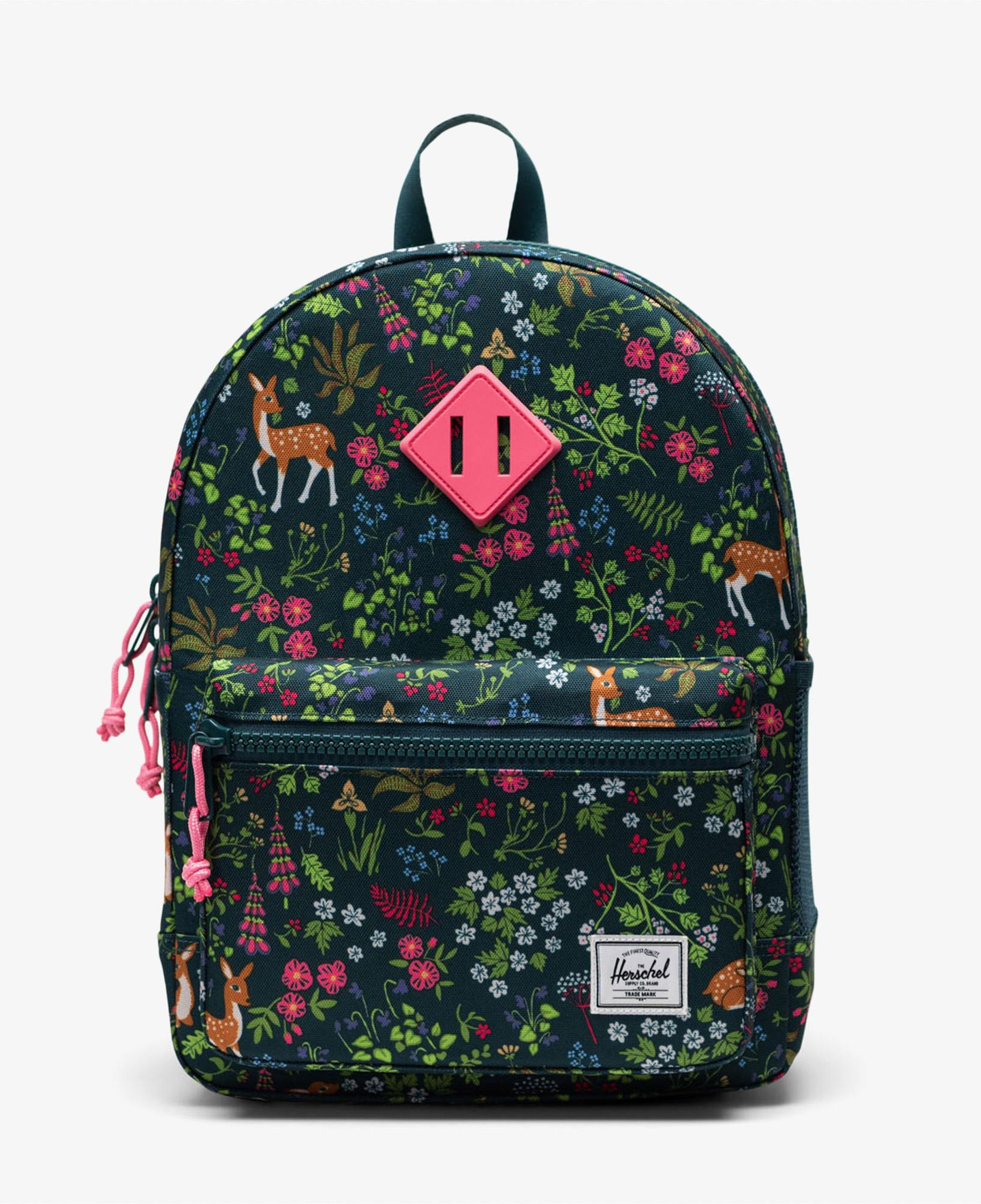 Herschel Heritage Woodland Çocuk Yeşil Mini Sırt Çantası