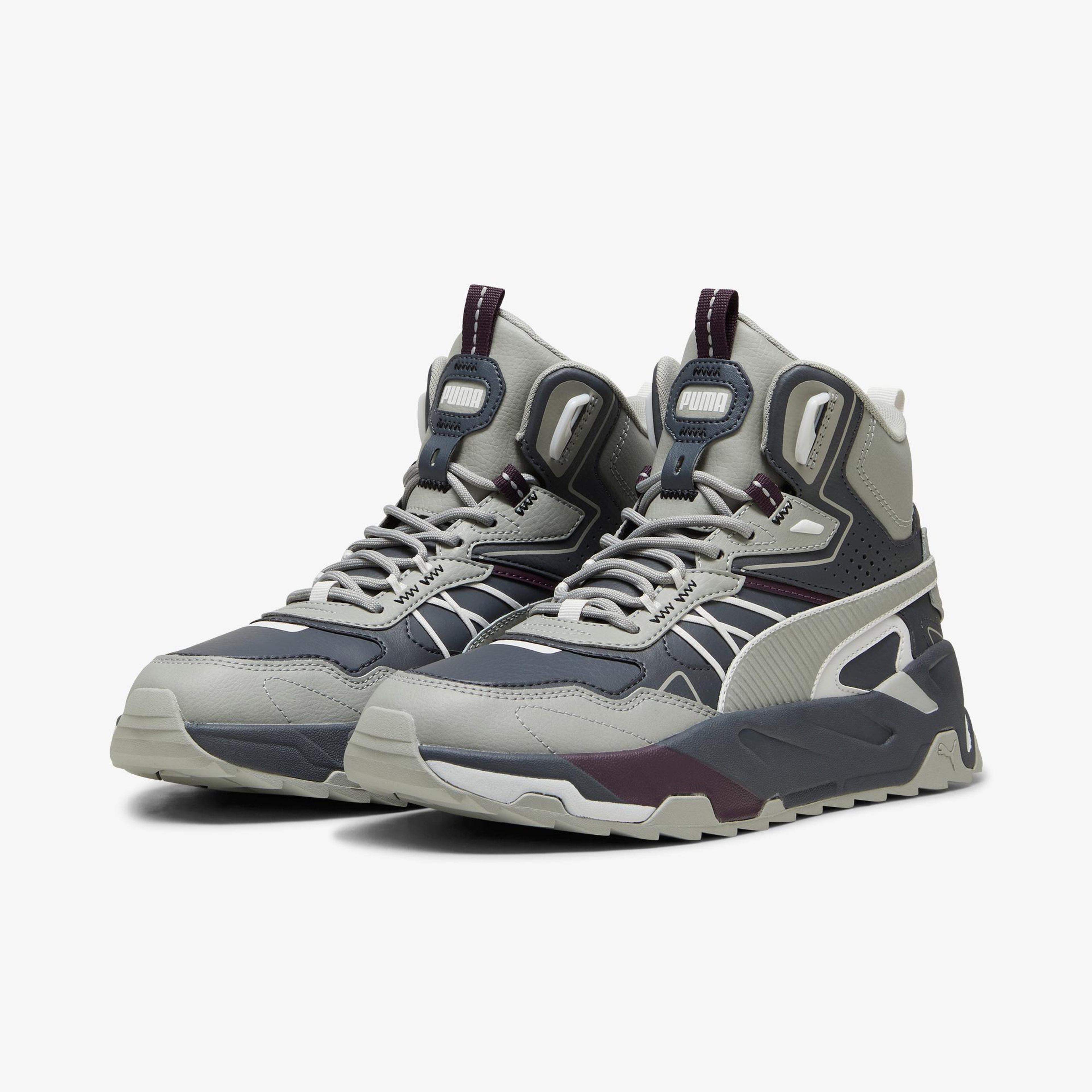 Puma Trinity Mid Hybrid Leather Erkek Sarı Spor Ayakkabı