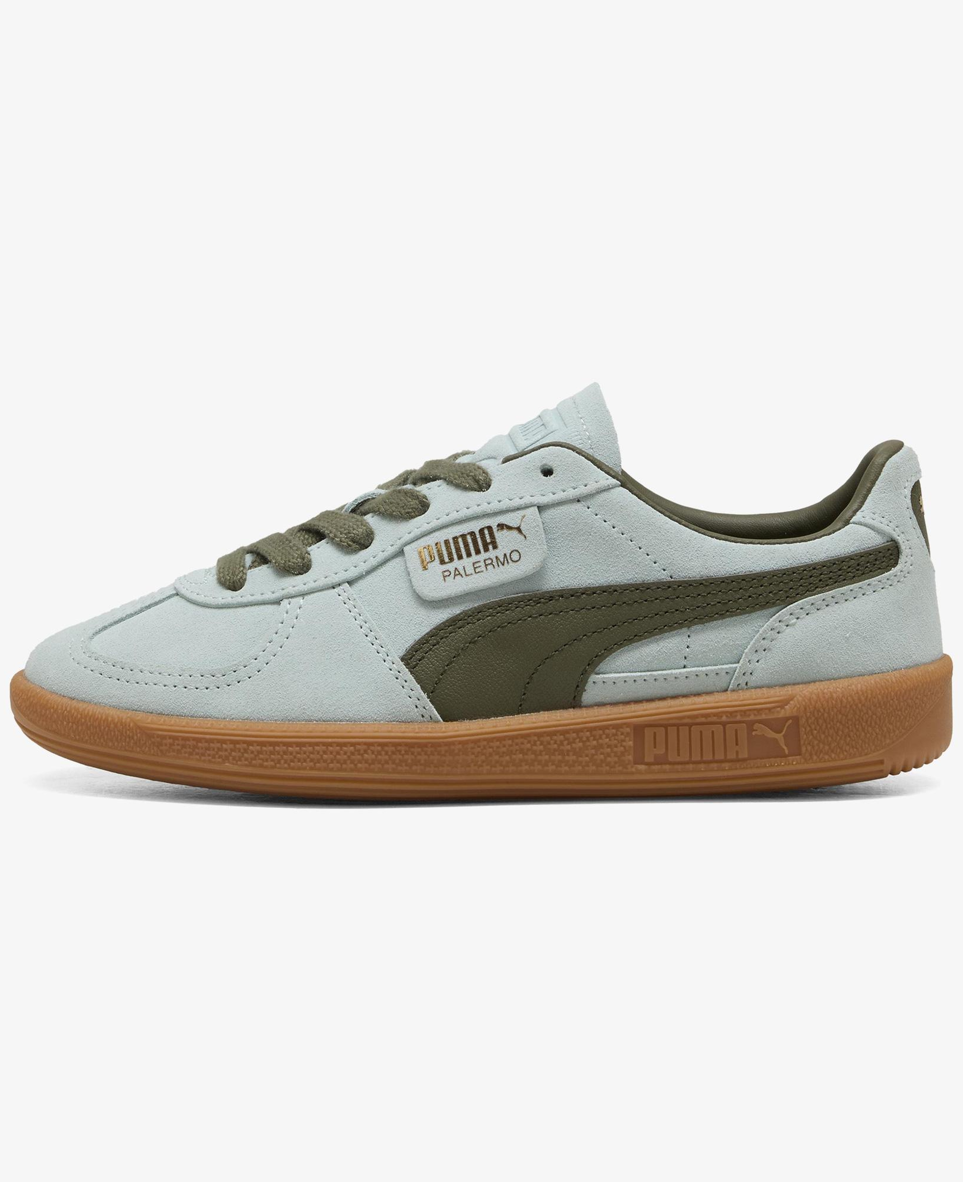 Puma Palermo Kadın Mavi Yeşil Spor Ayakkabı