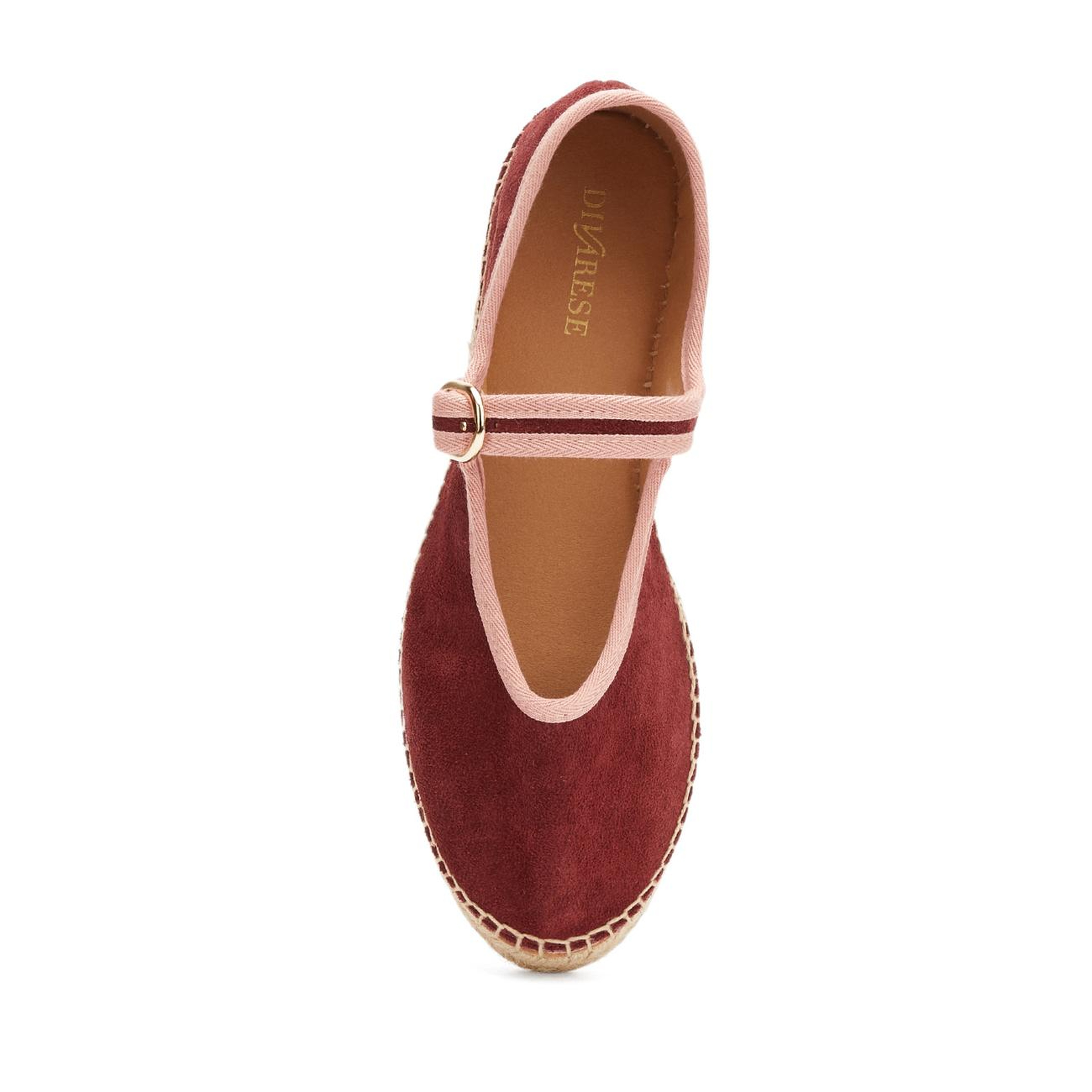 Divarese Kadın Bordo Toka Detaylı Espadril