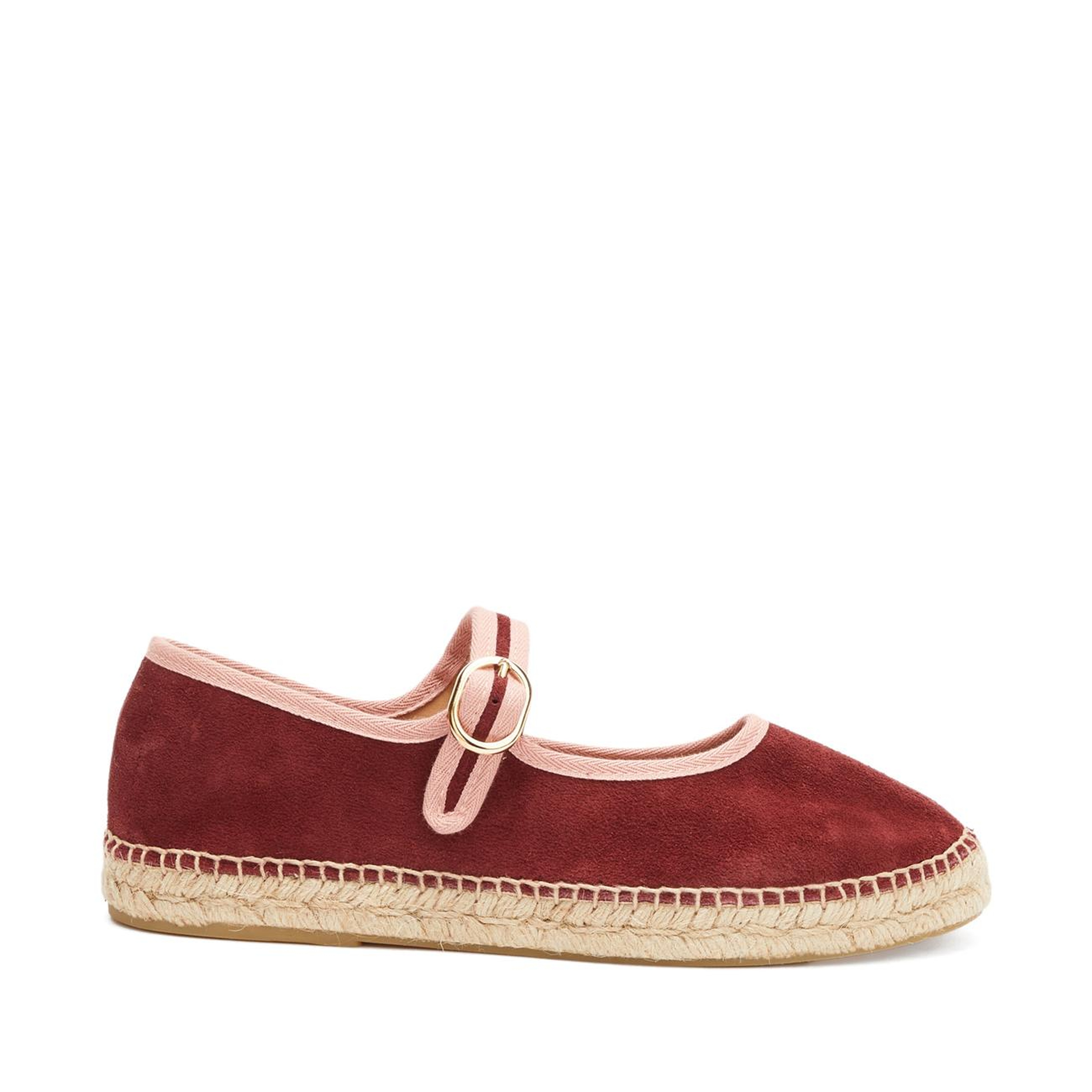 Divarese Kadın Bordo Toka Detaylı Espadril