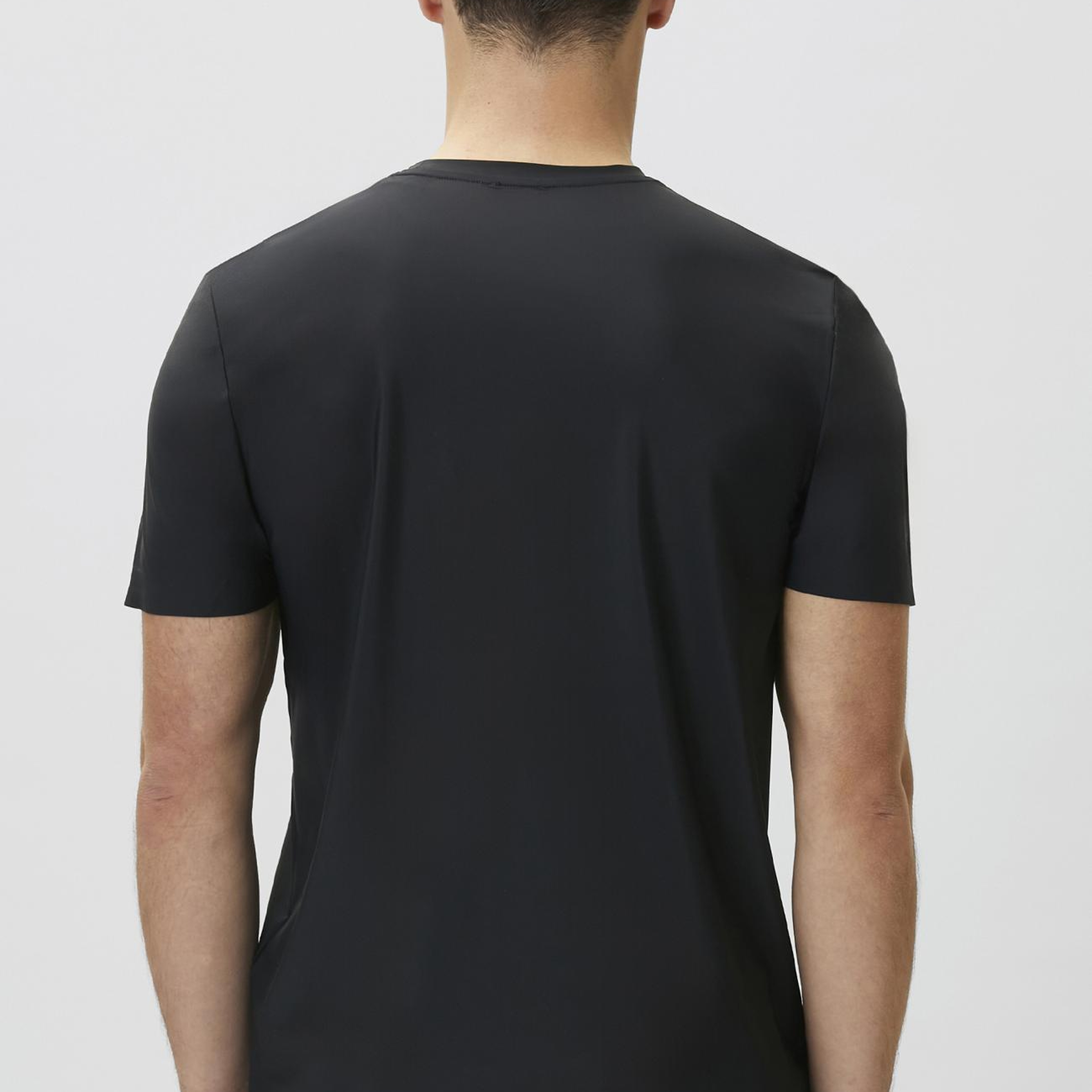 Network Erkek Siyah Teknik T-shirt