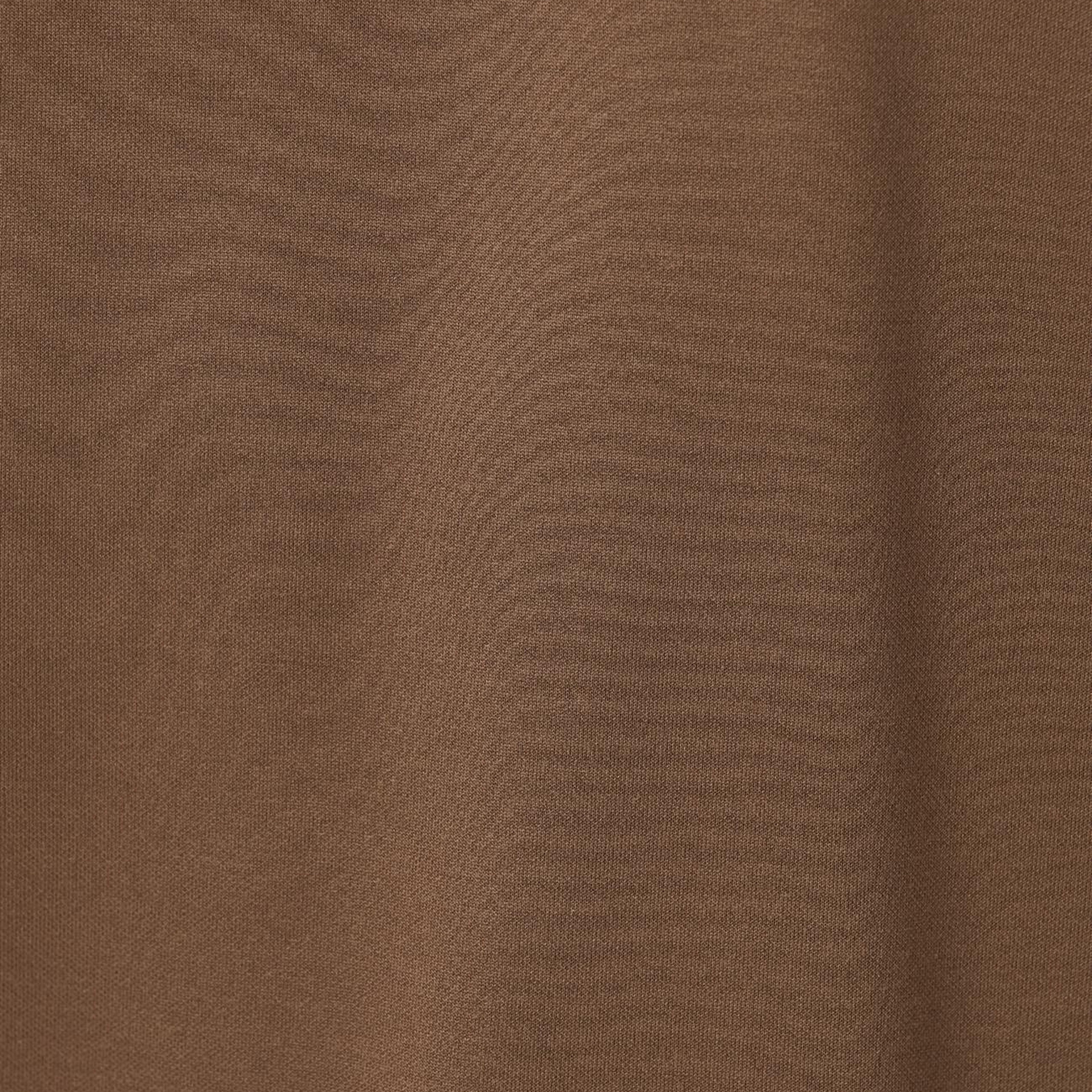 Network Erkek Kahverengi Pike Desen Basic T-shirt