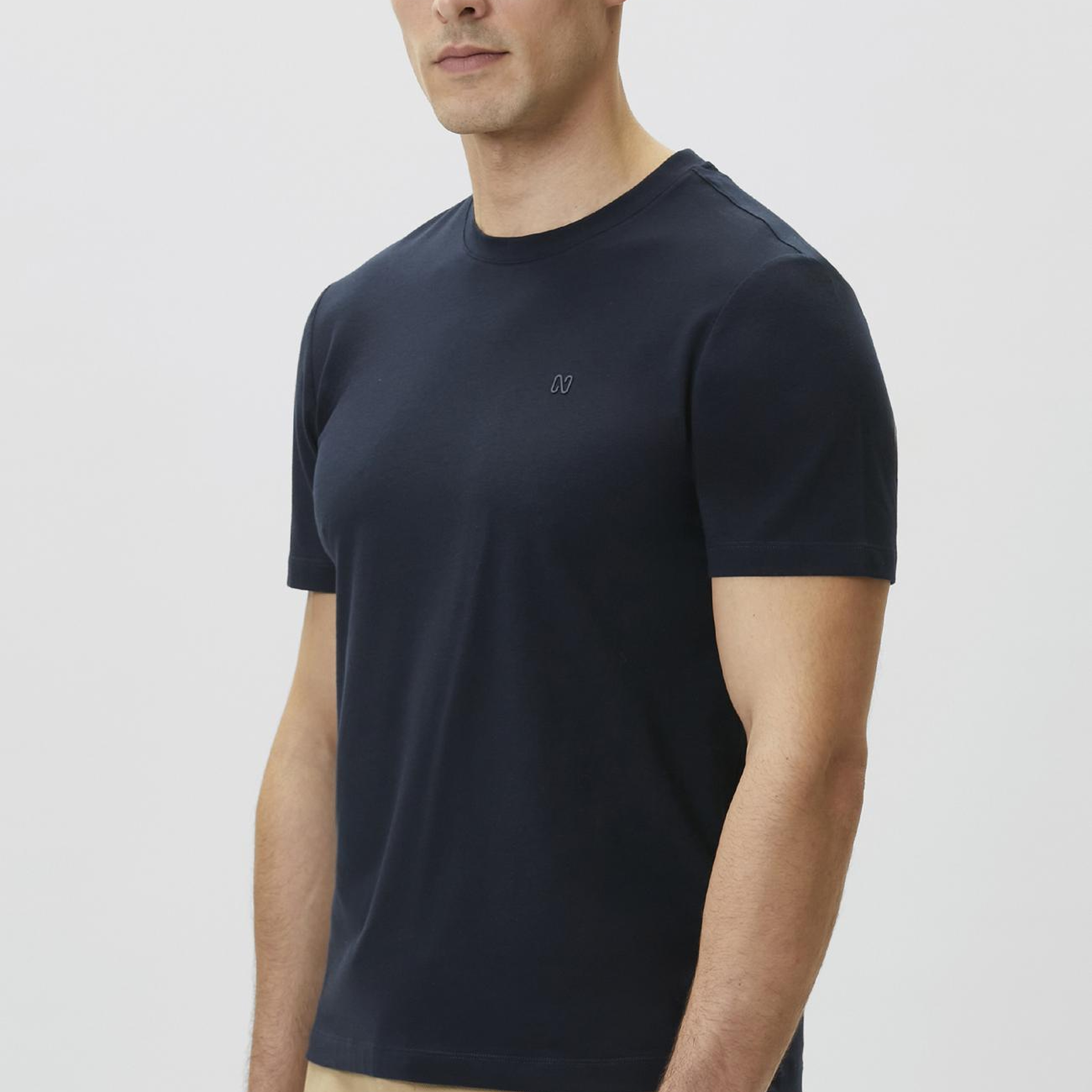 Network Erkek Lacivert Basic T-shirt