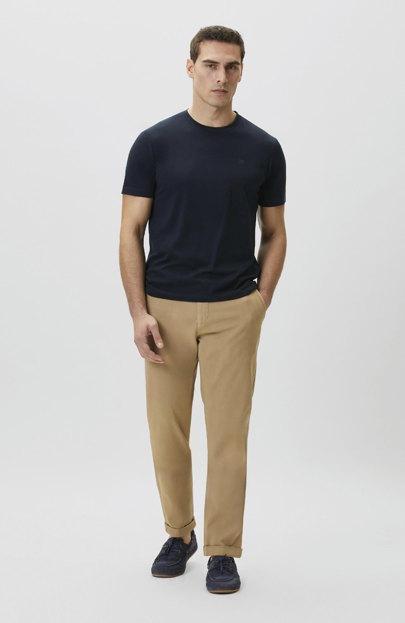 Network Erkek Lacivert Basic T-shirt