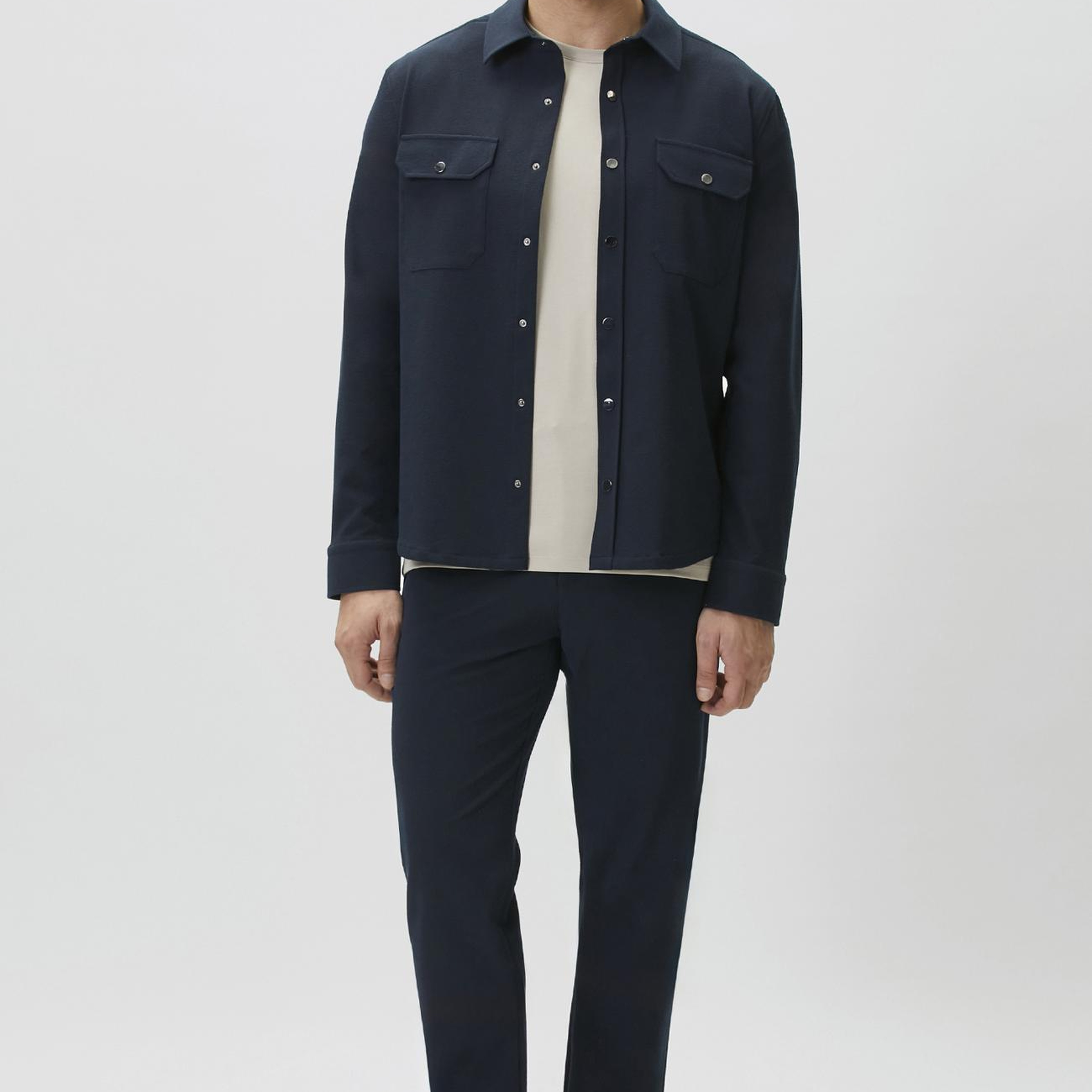 Network Erkek Bej Basic Modal T-shirt