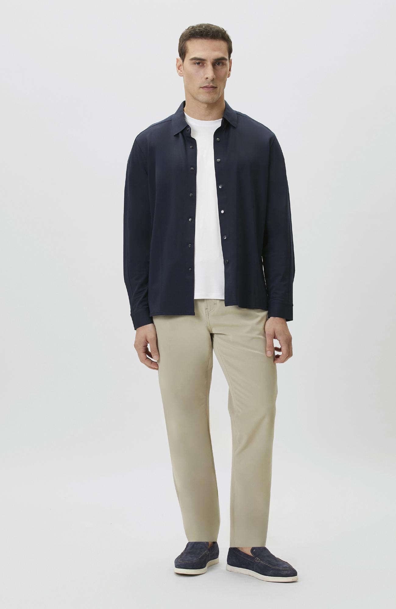 Network Erkek Beyaz Basic Modal T-shirt