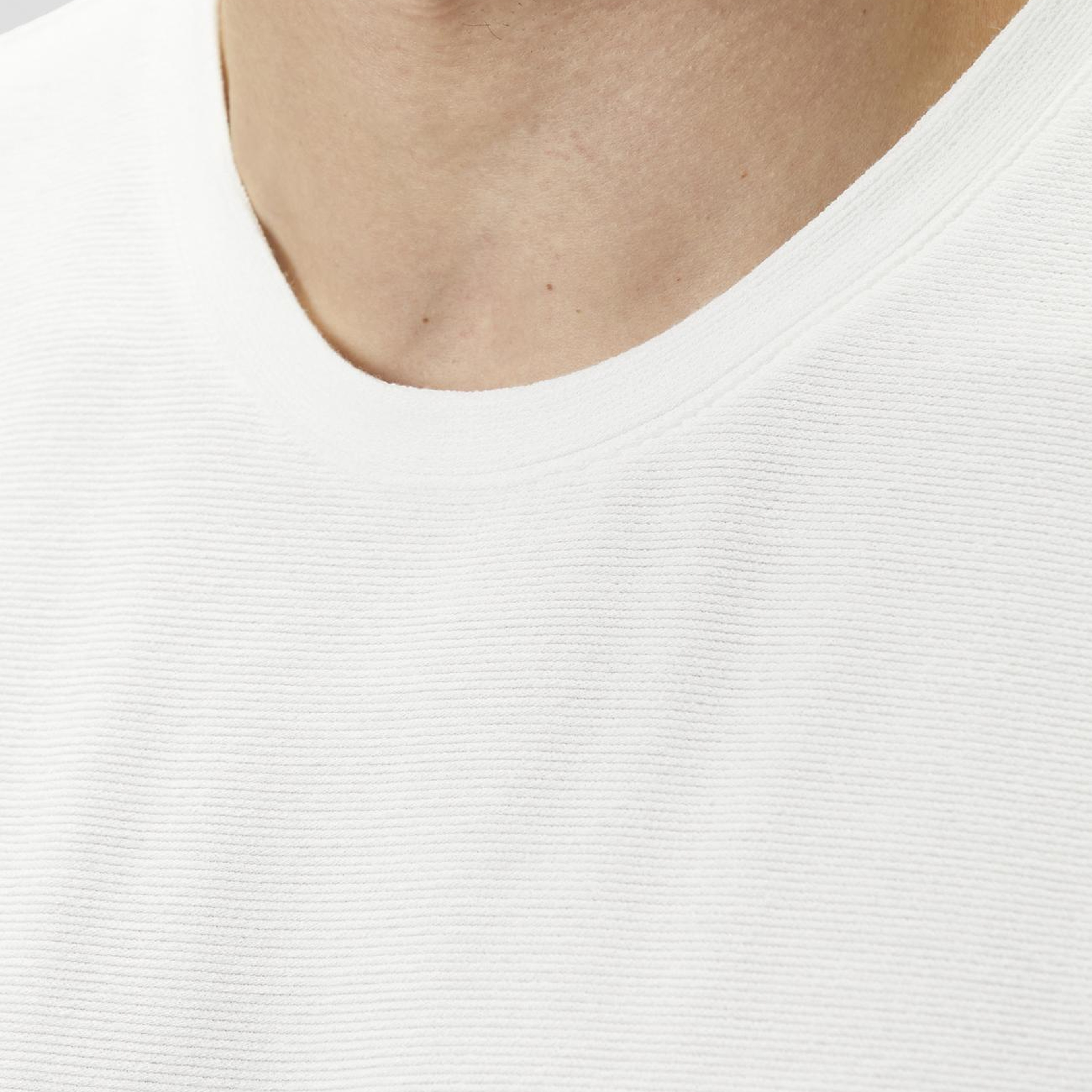 Network Erkek Ekru Jakarlı T-shirt