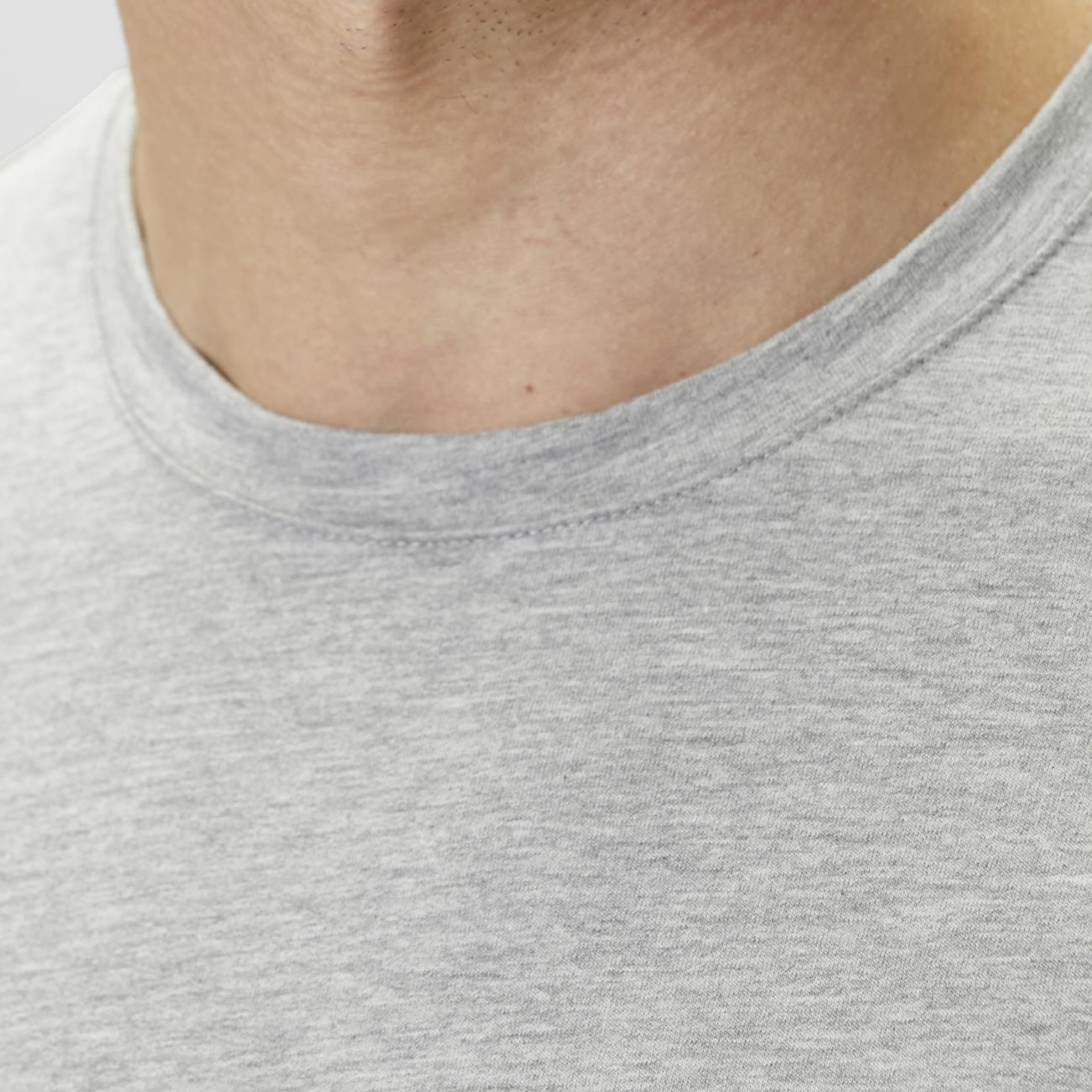 Network Erkek N-Tech Gri Melanj T-shirt