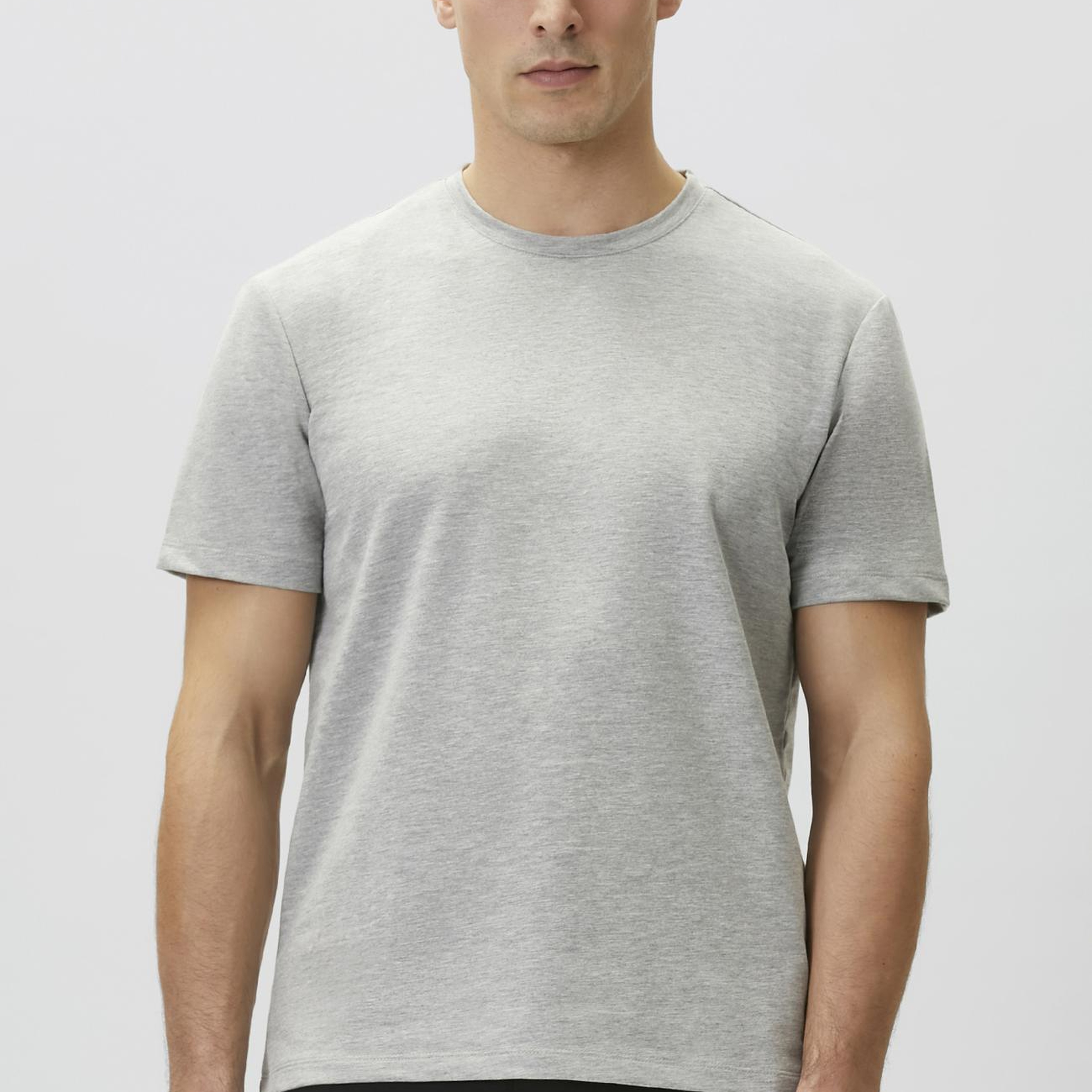 Network Erkek N-Tech Gri Melanj T-shirt