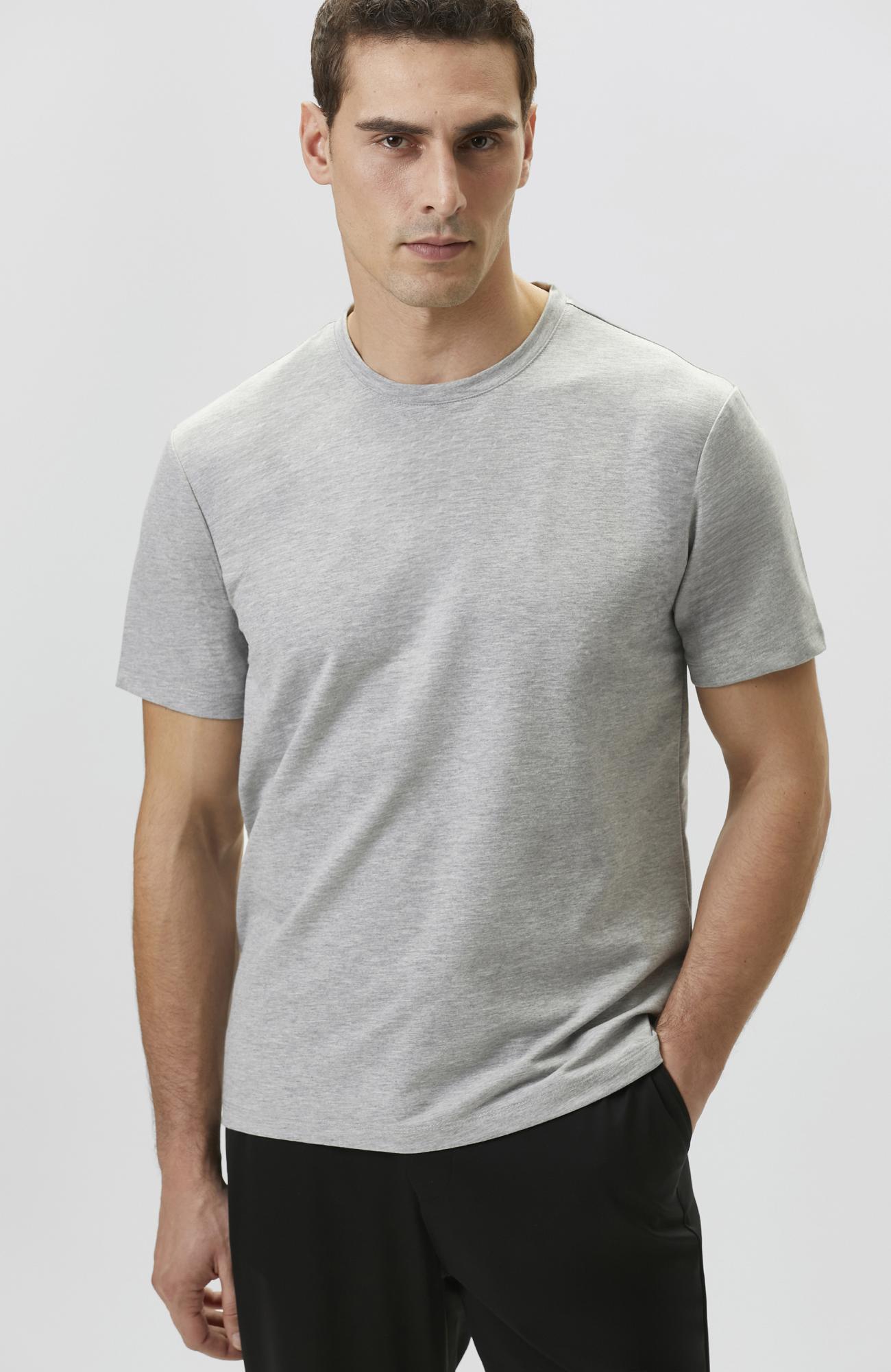 Network Erkek N-Tech Gri Melanj T-shirt